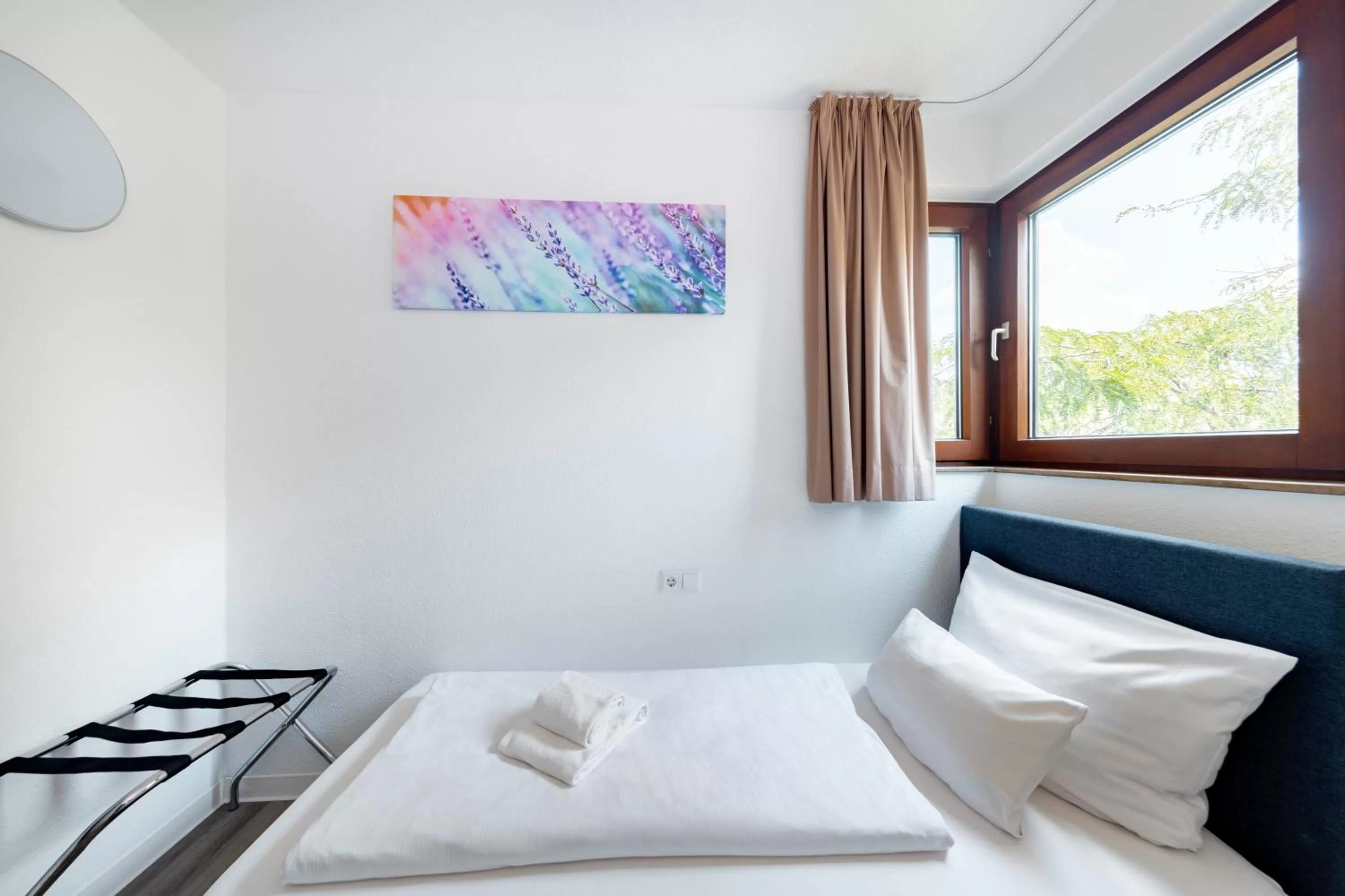 Bedroom, Bed in Hotel Garni am Olgaeck