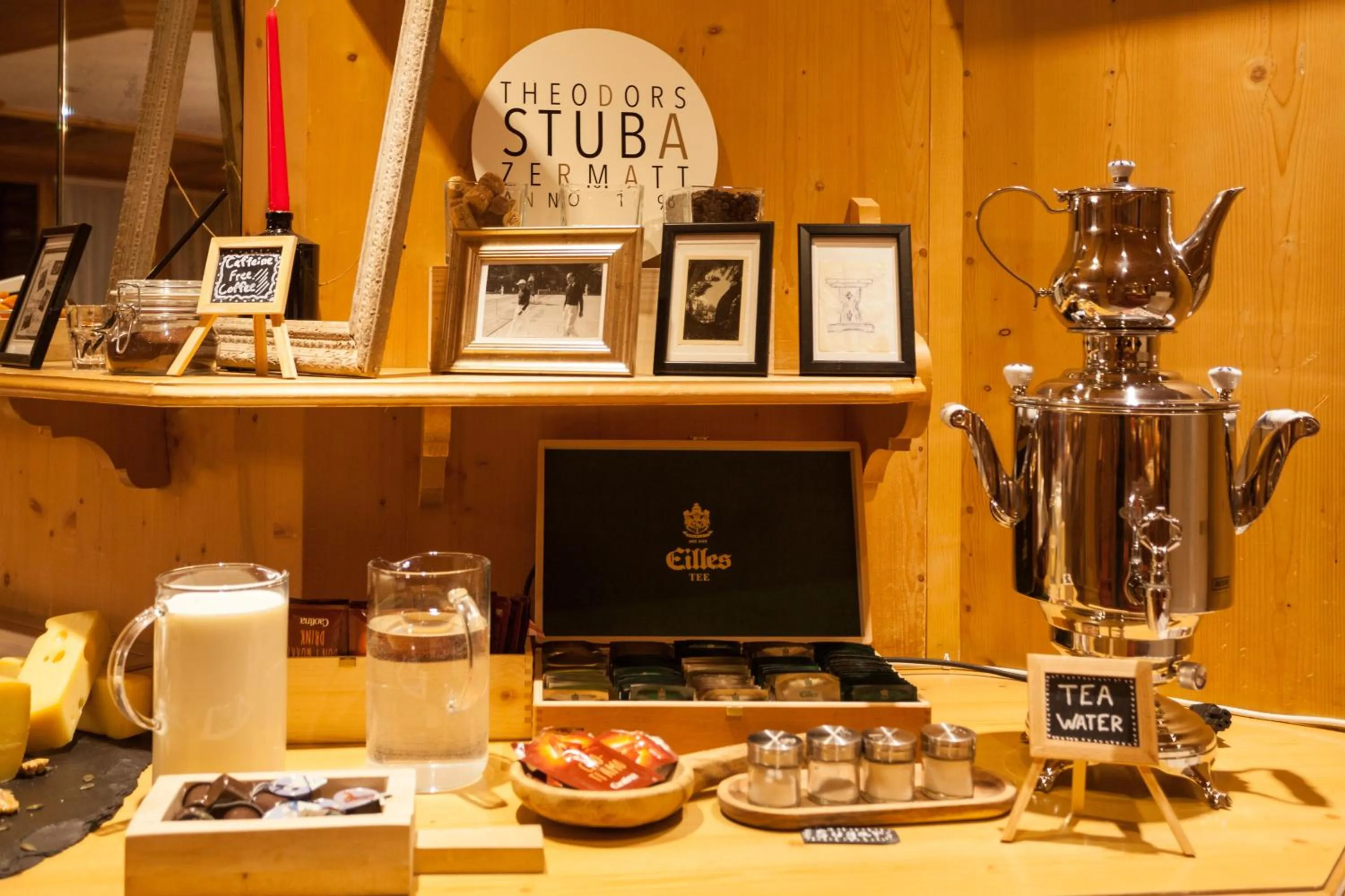 Food and drinks in Hotel Walliserhof Zermatt