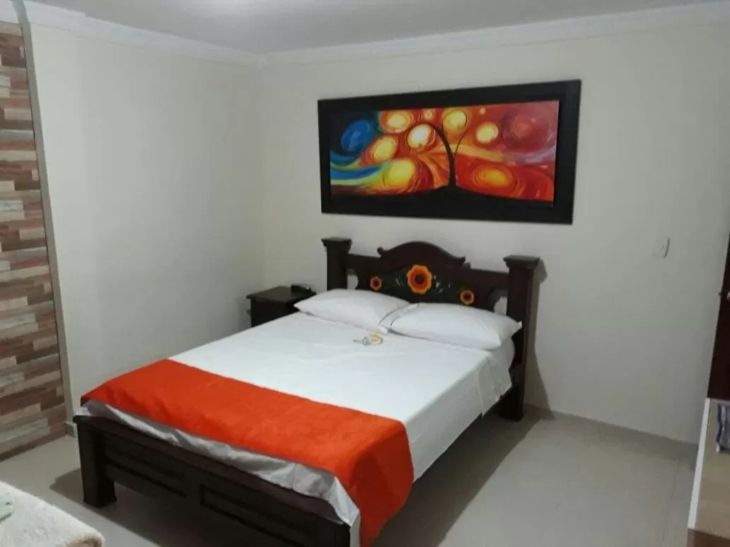 Bed in Hotel sol y Luna