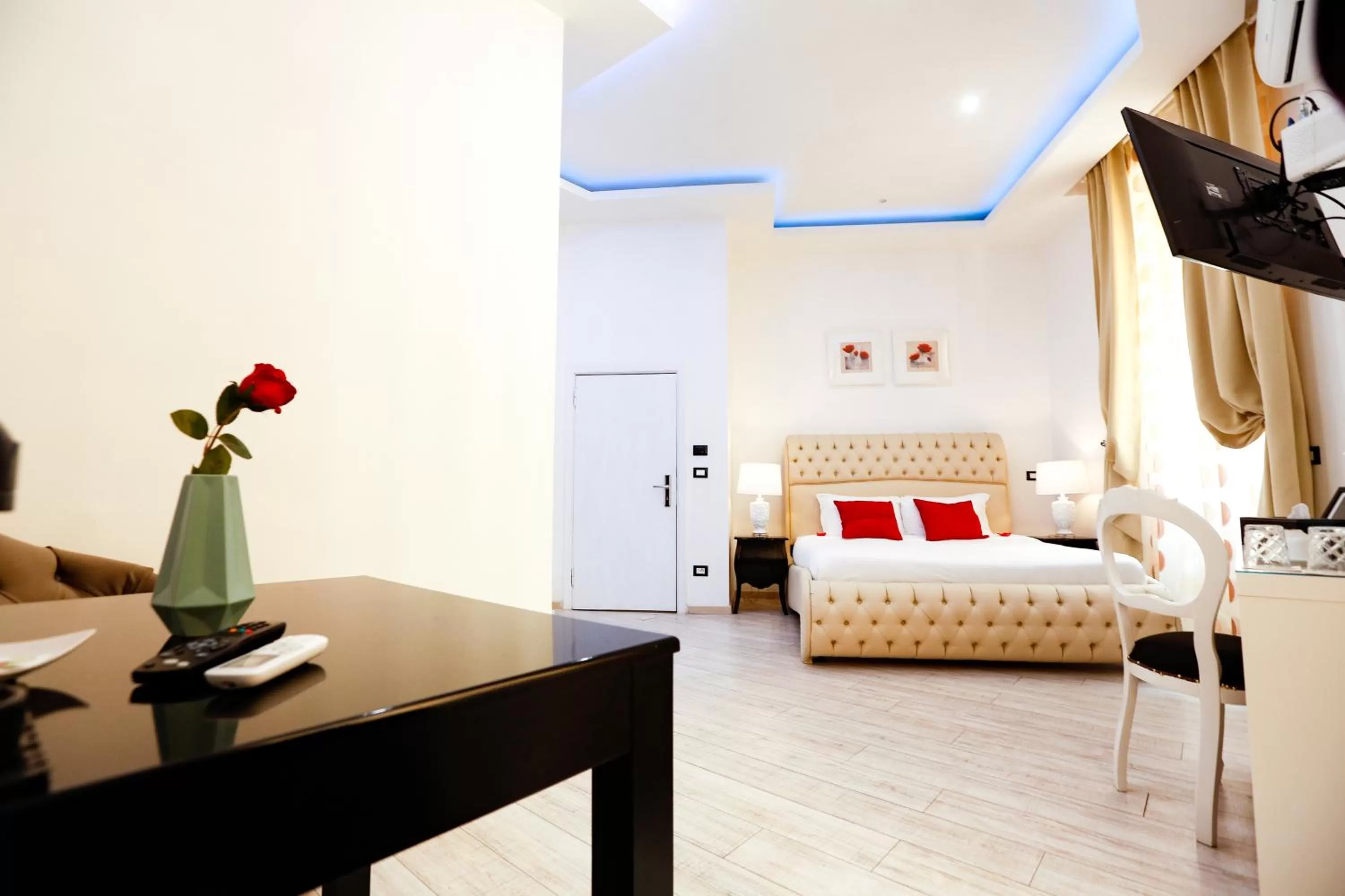 Bed in Escape Luxury Suite - CA Domus Collection