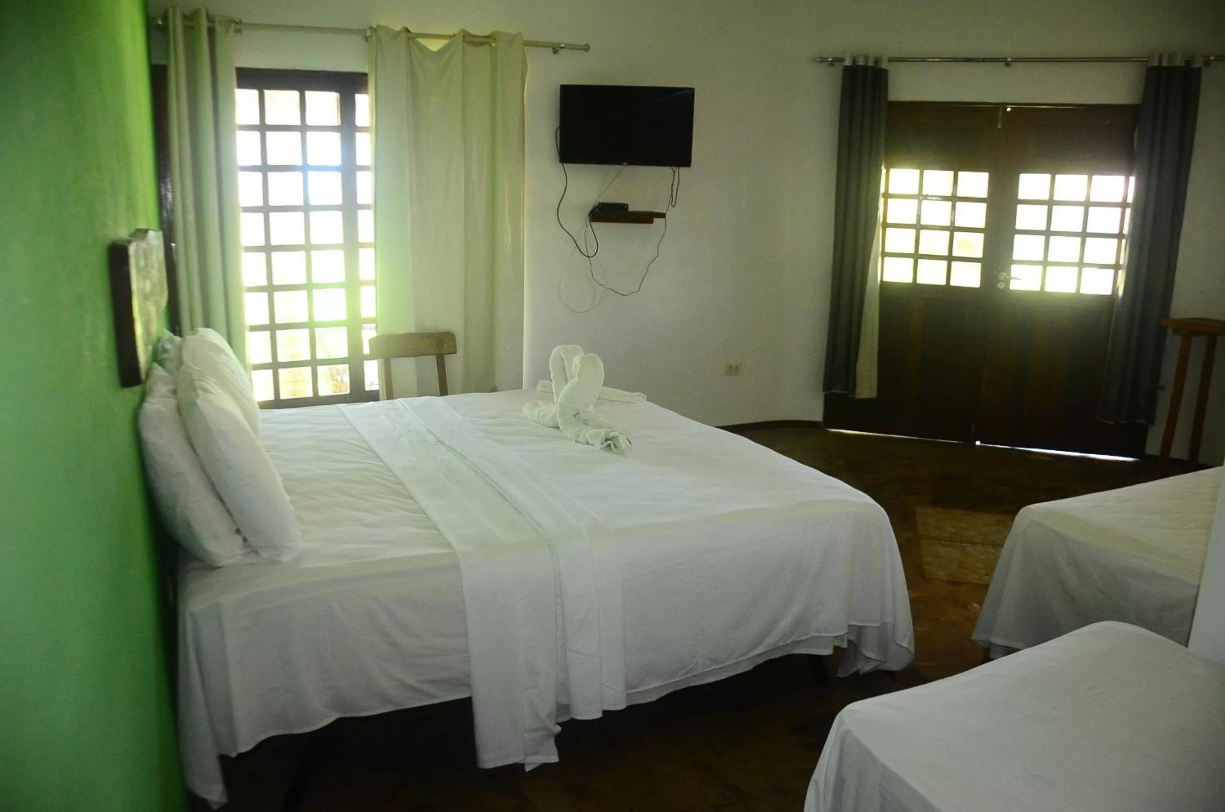 Bed in Pousada e Restaurante Encanto das Águas