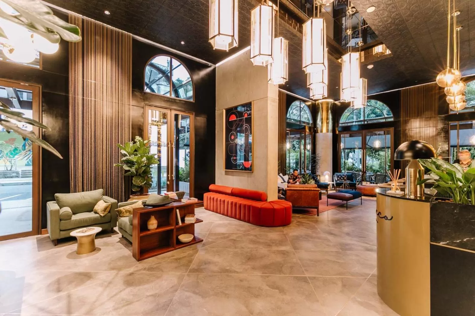 Lobby or reception in Hotel Marquee Medellín