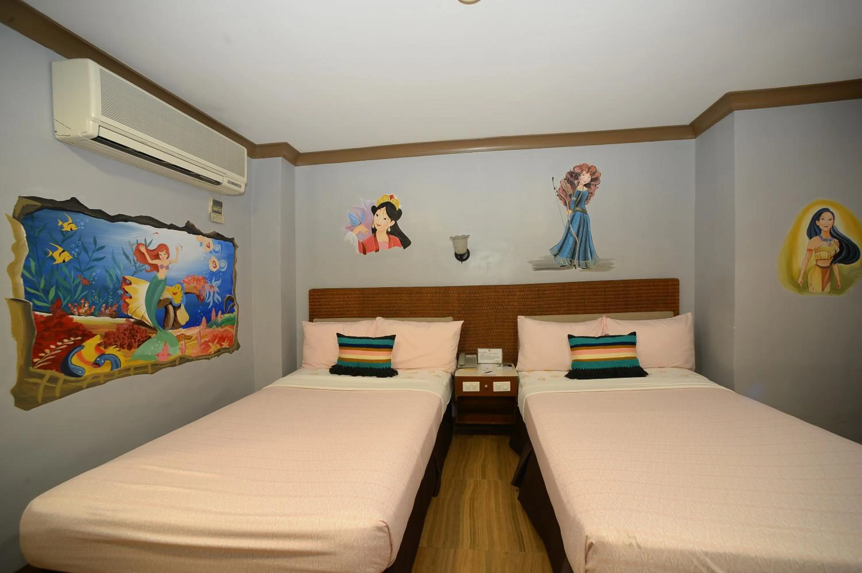 Bed in The Golden Pine Hotel