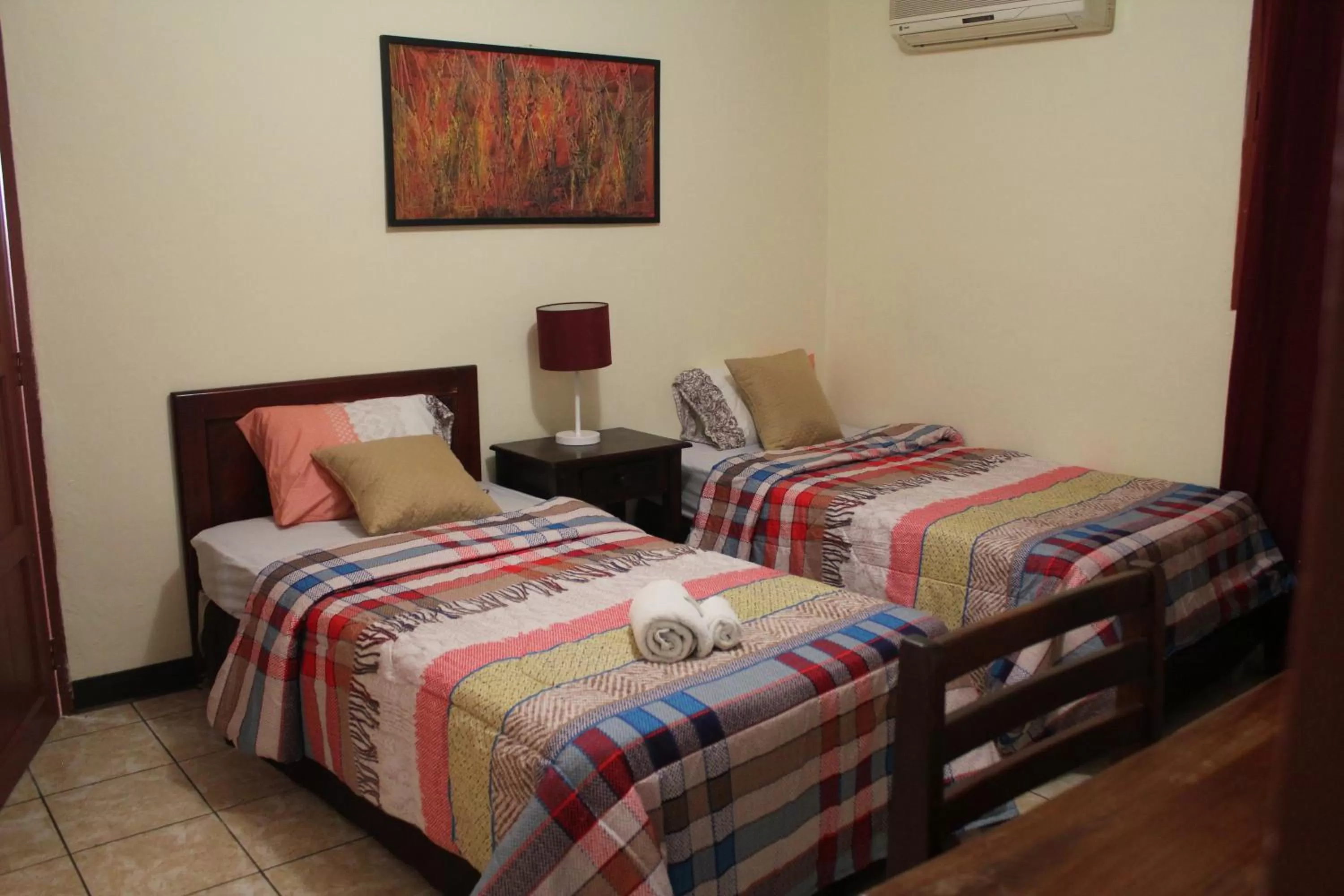 Bed in Hotel Villa Angelo