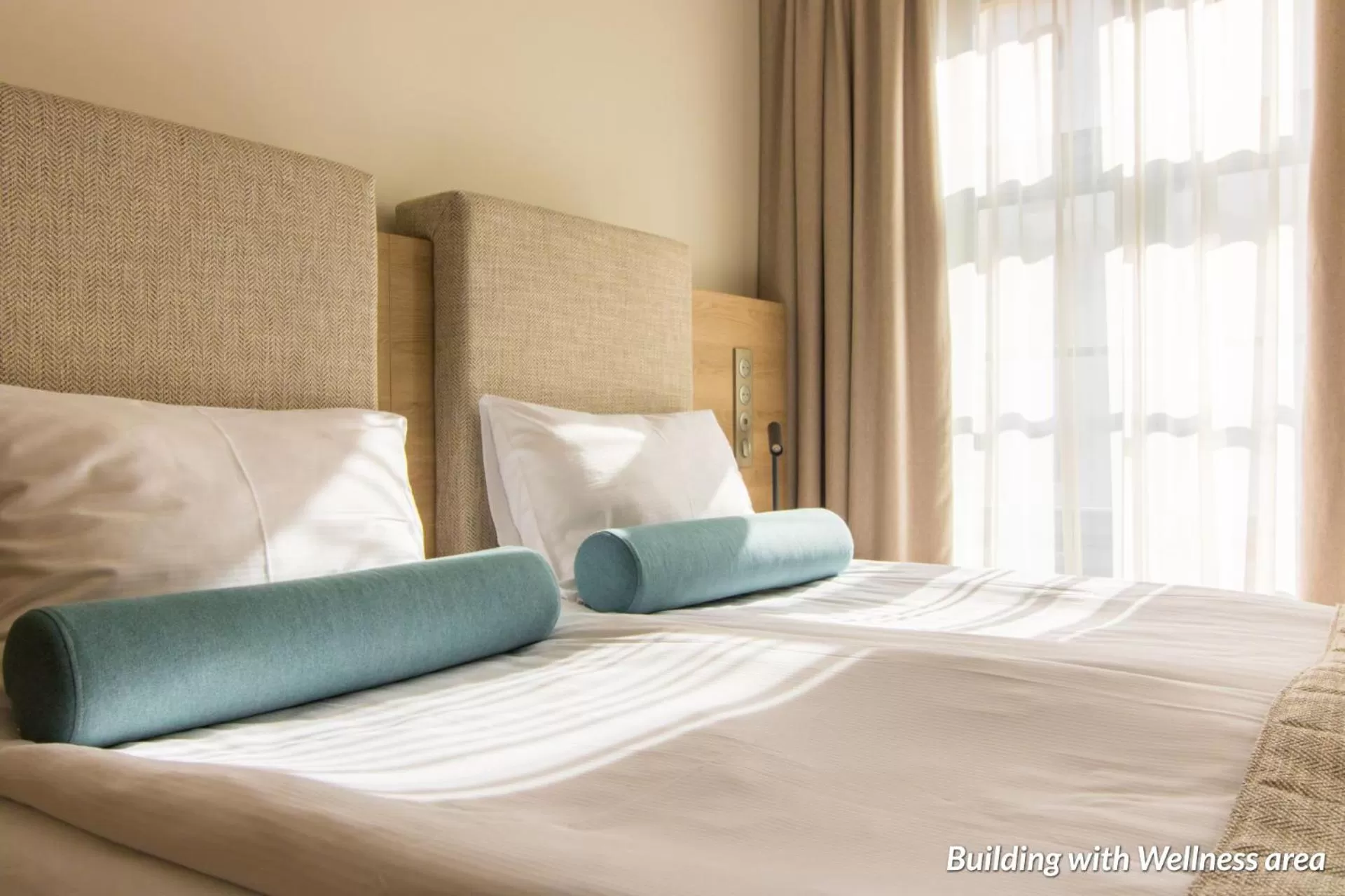 Bed in Hotel Spichrz