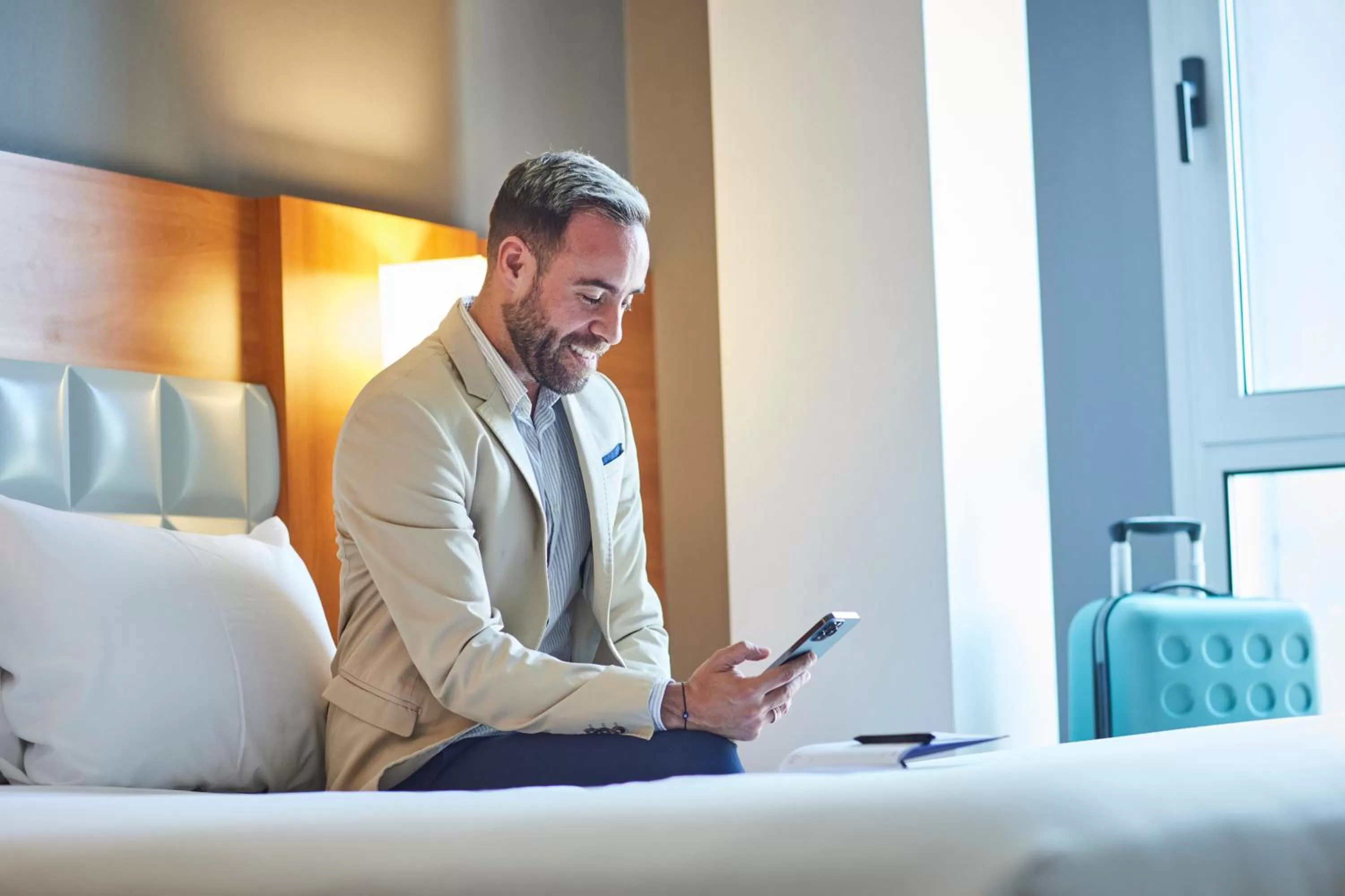 Decorative detail, Bed in Barcelona Century Hotel