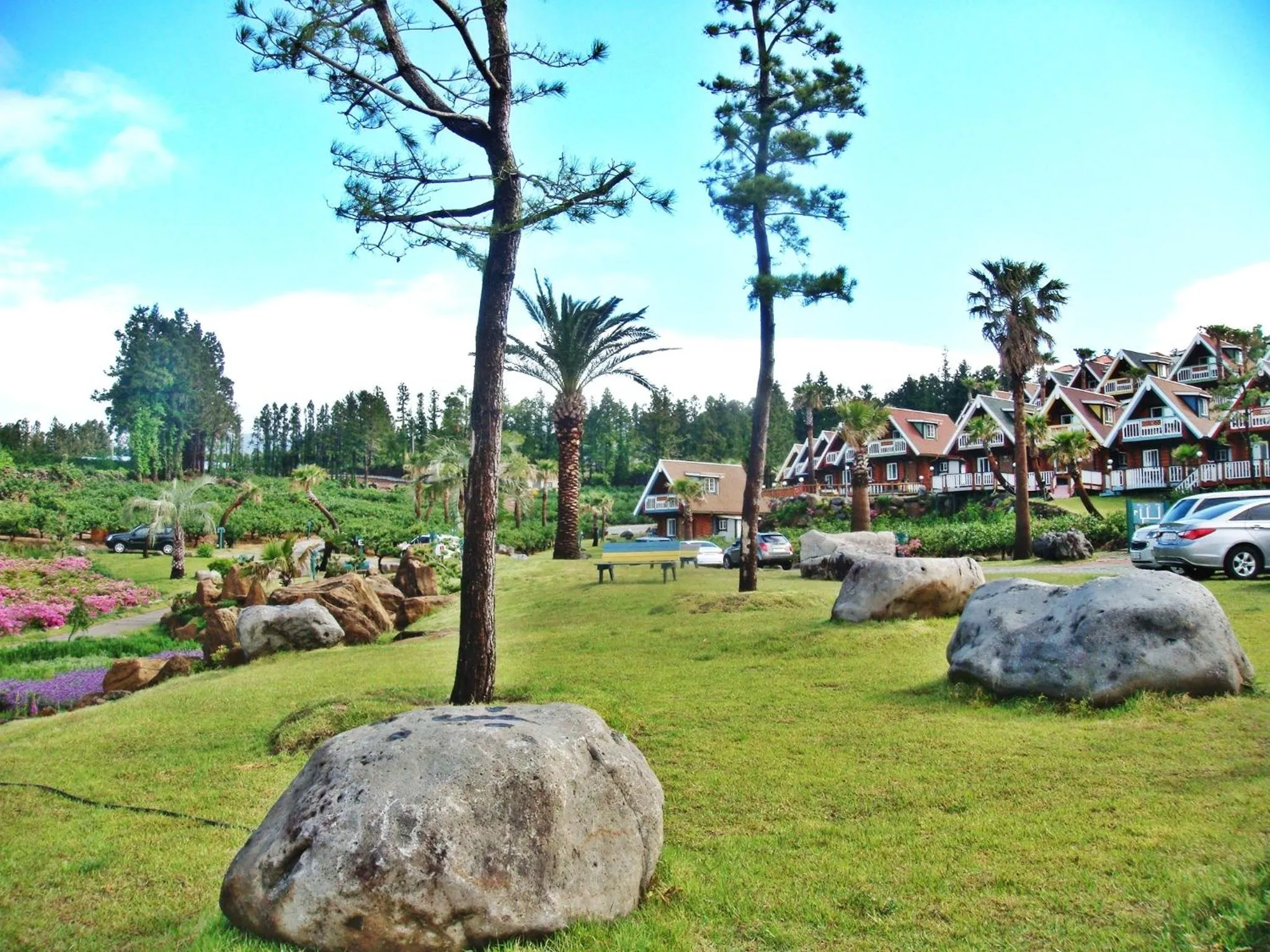 Facade/entrance in Jungmun Log Pension & Resort