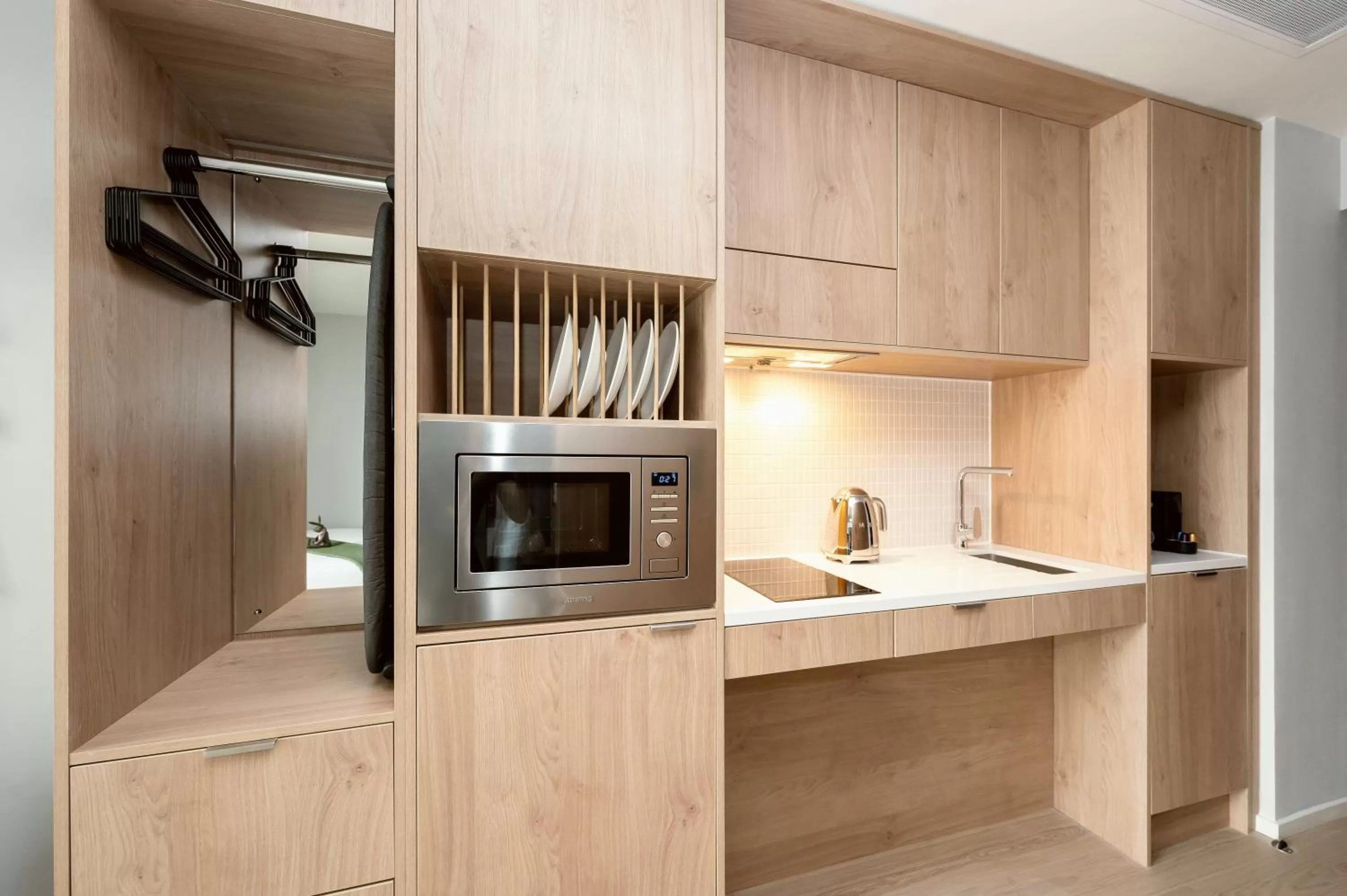 Kitchen or kitchenette in Wilde Aparthotels Manchester City Centre