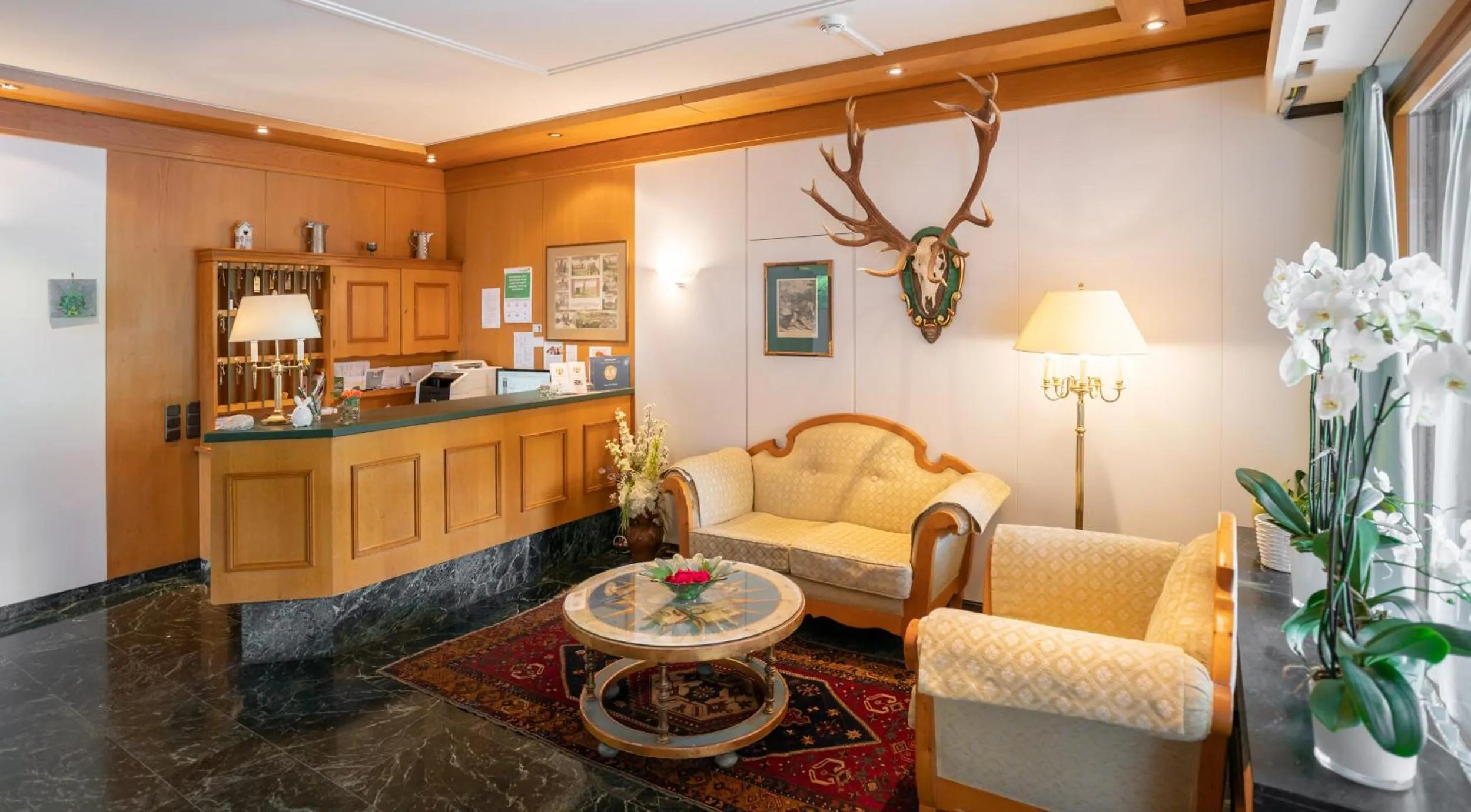 Lobby or reception in Hotel Haus Arenberg