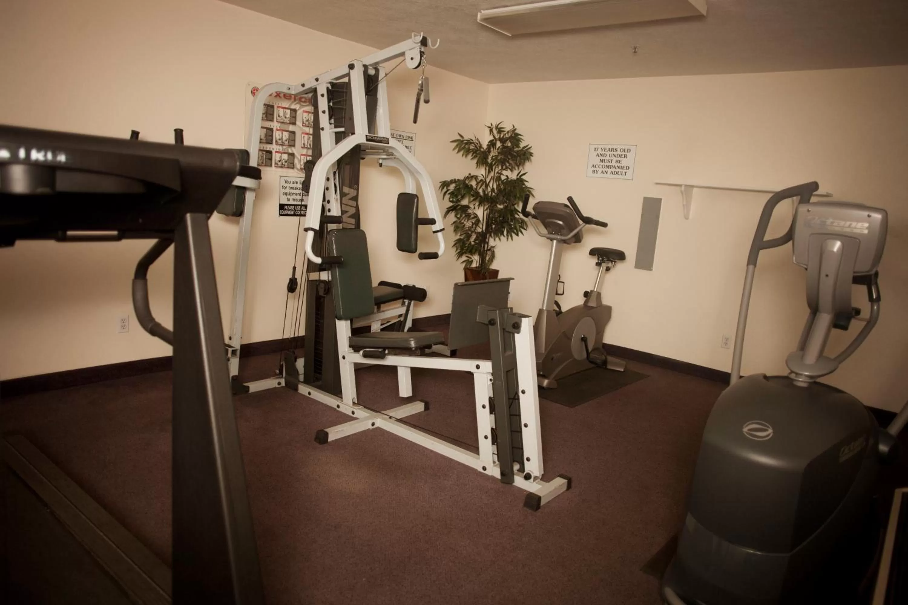 Fitness centre/facilities in St. George Inn and Suites