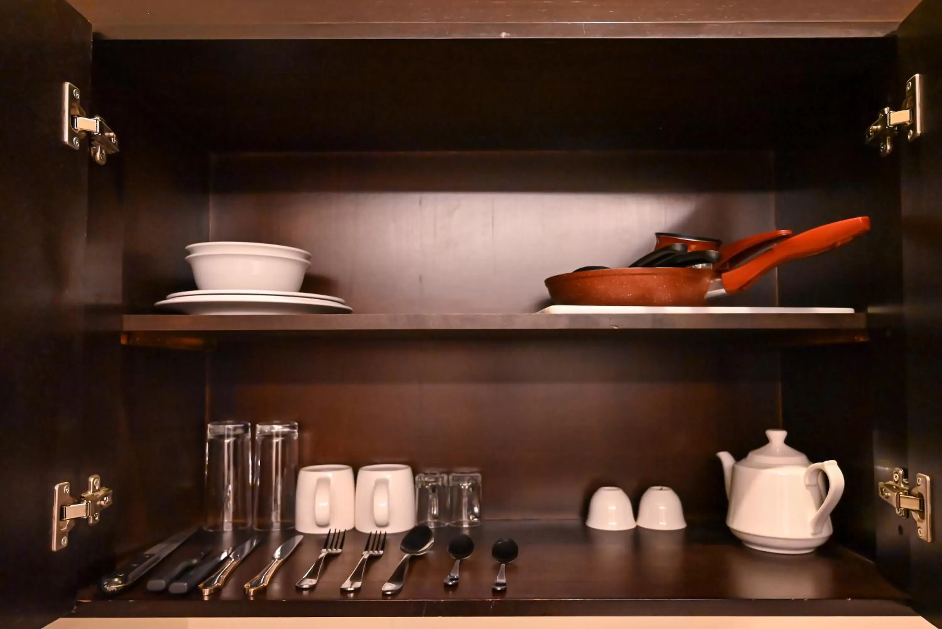 kitchen in The Artisan Hotel-Suits