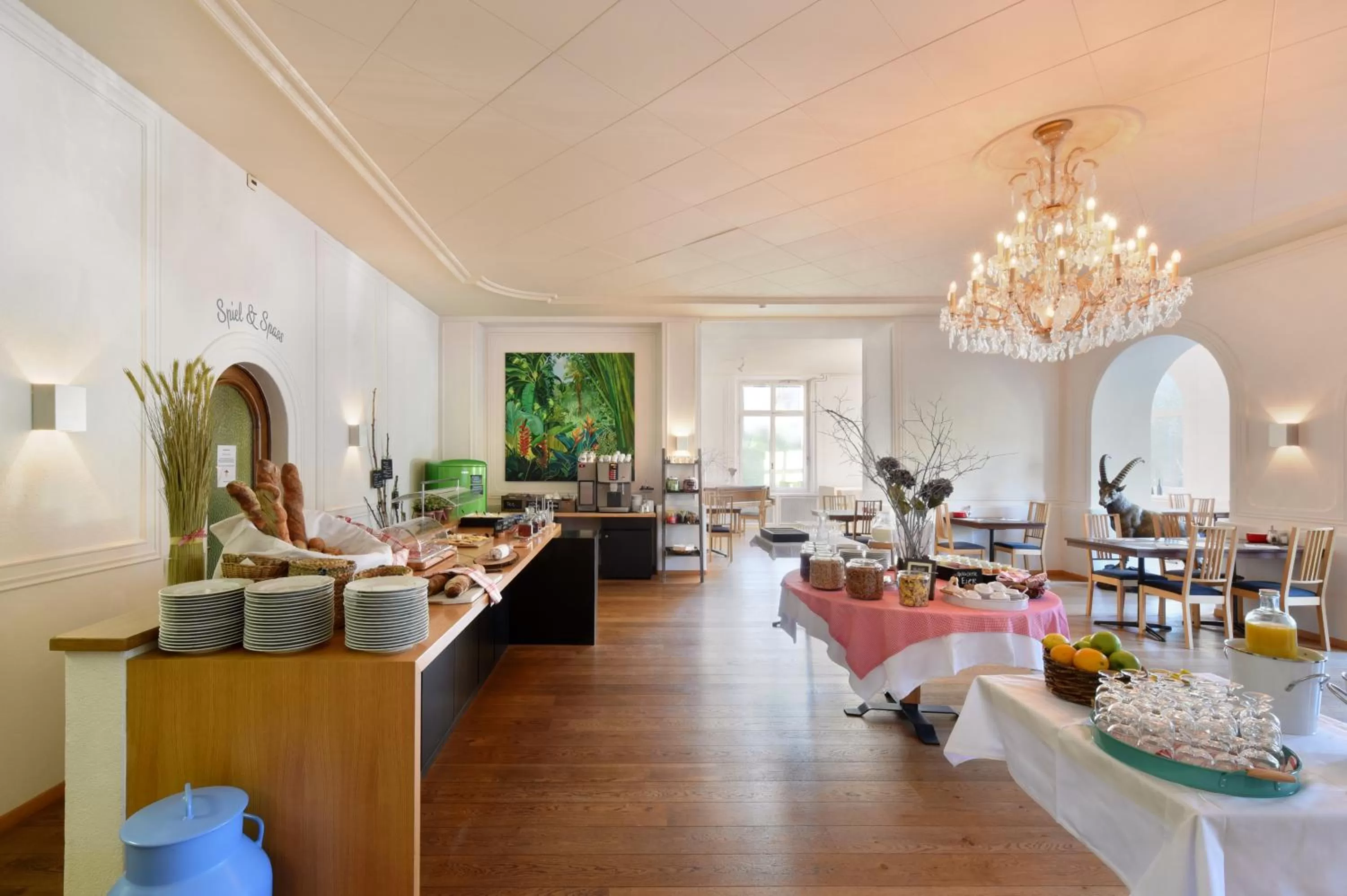 Decorative detail in Hotel Seehof-Arosa