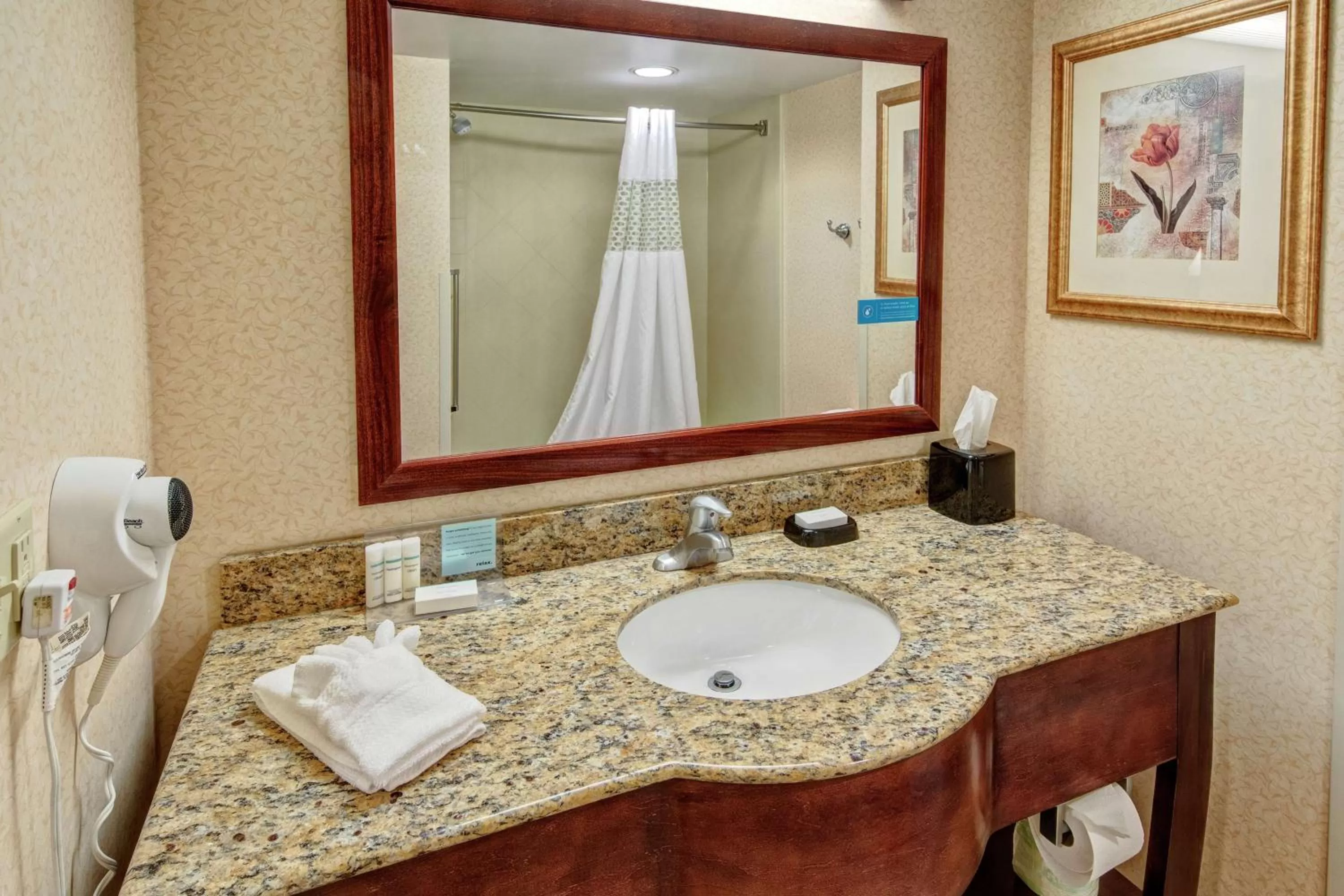 Bathroom in Hampton Inn Cambridge