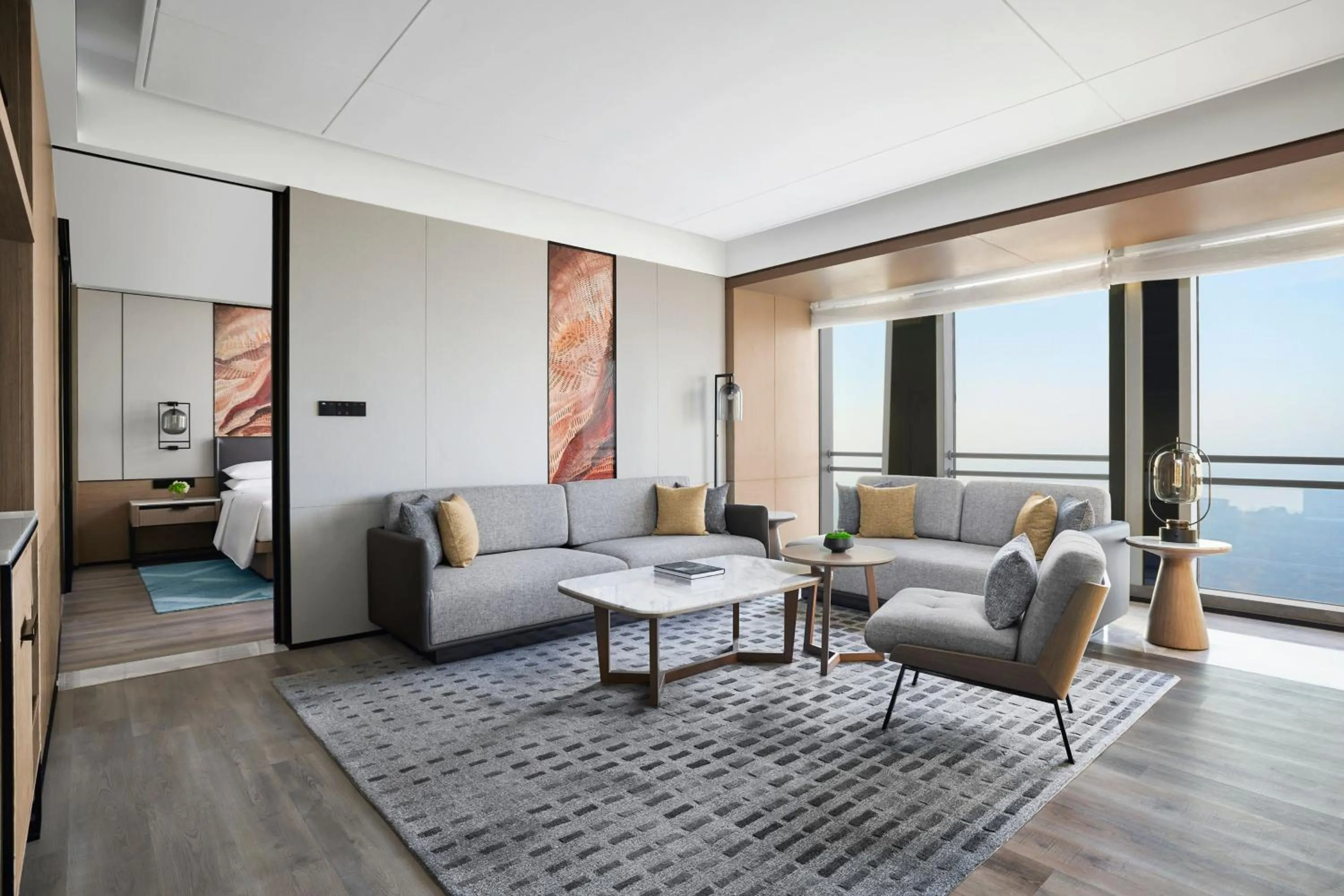 Photo of the whole room in Changzhou Marriott Hotel Jintan