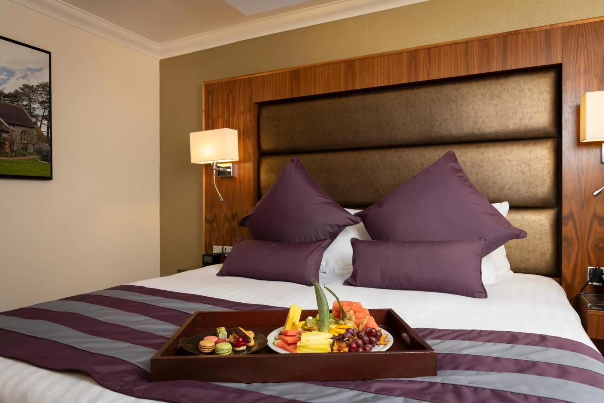 Food, Bed in Donnington Manor Hotel