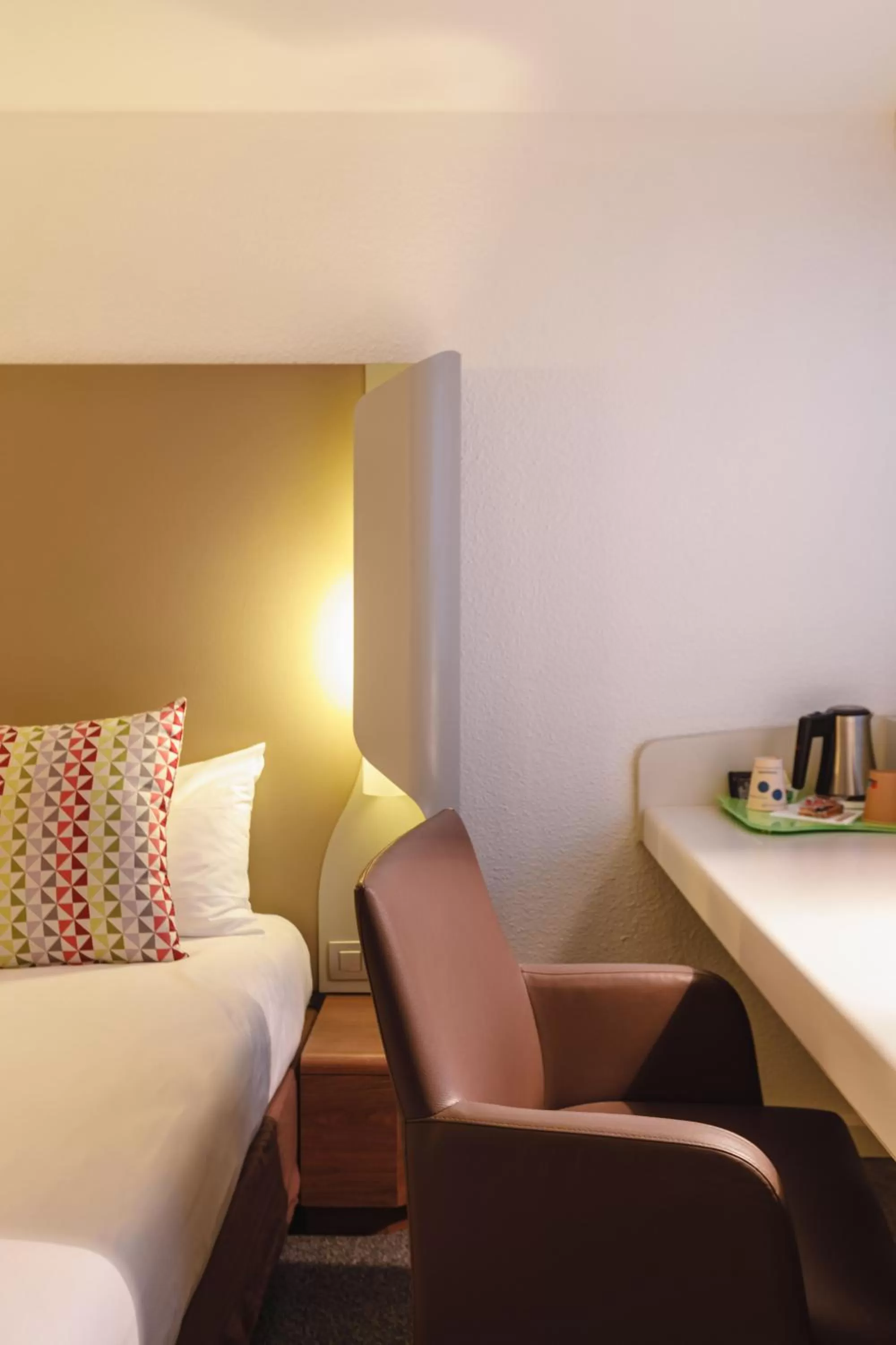 Bedroom, Bed in Campanile NATURE - Lyon Est Bron Eurexpo