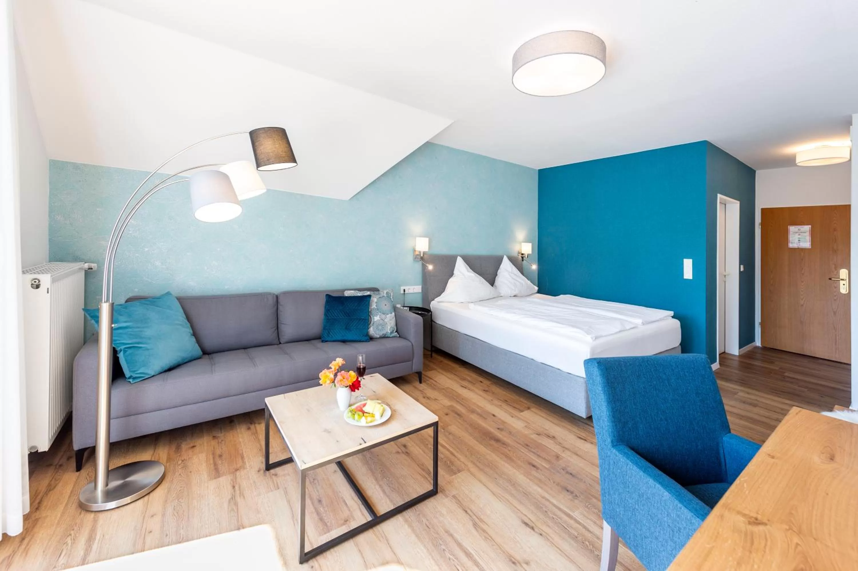 Photo of the whole room, Bed in Ferienhotel Haus Becker