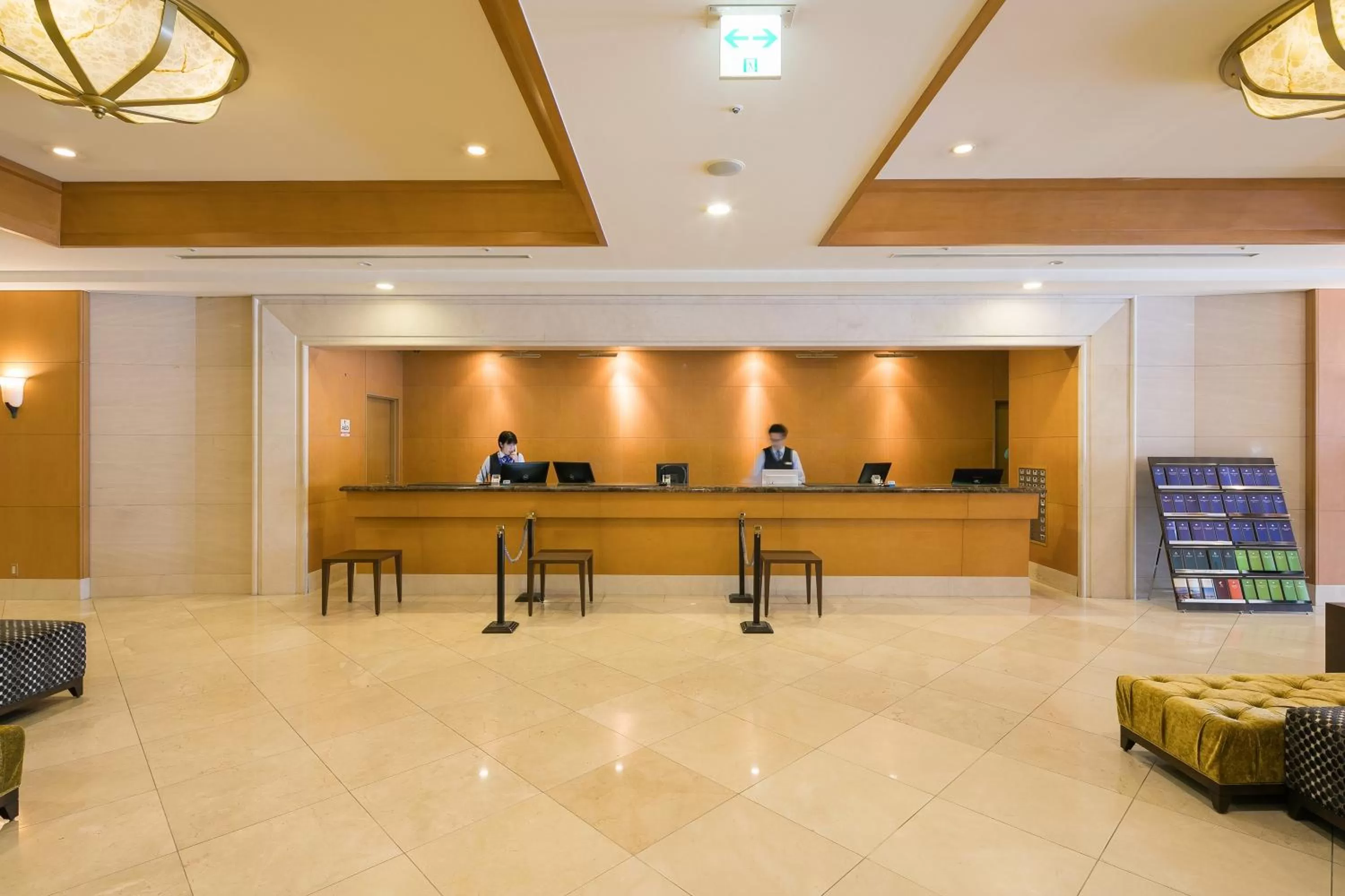 Lobby or reception in HOTEL MYSTAYS Matsuyama
