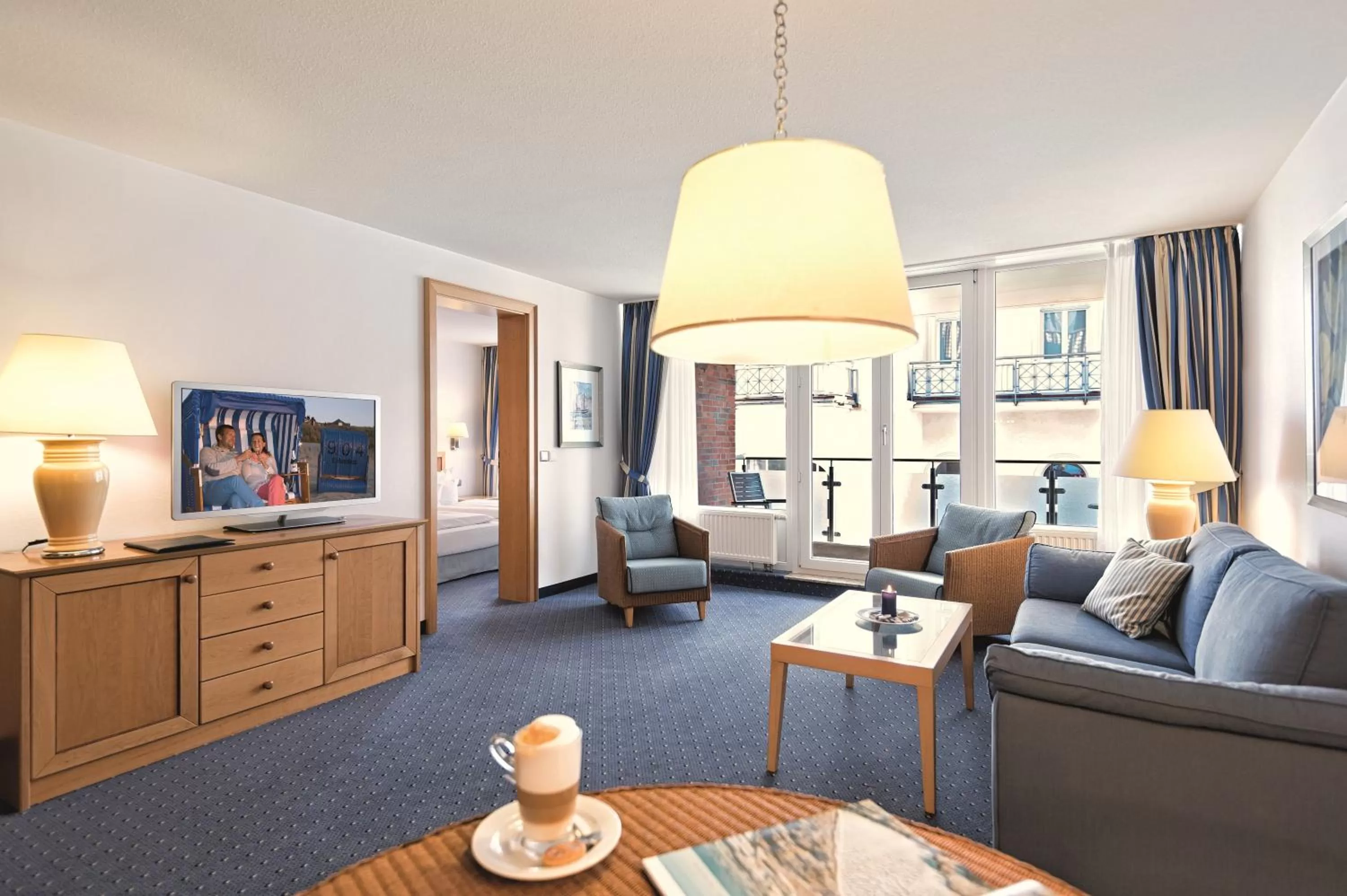 Living room in Strandhotel Juister Hof