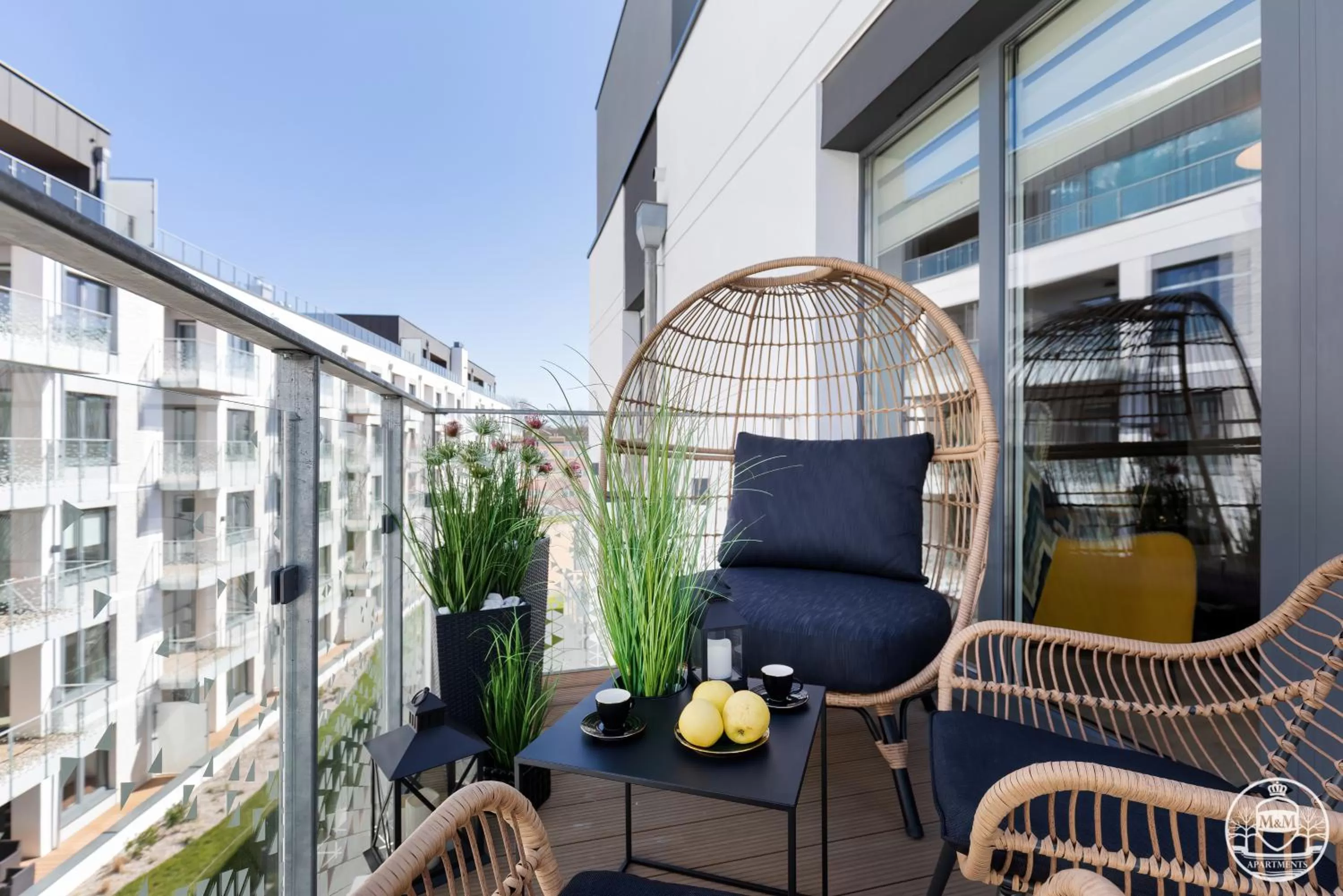 Balcony/Terrace in Nadmorskie Tarasy - Apartments M&M