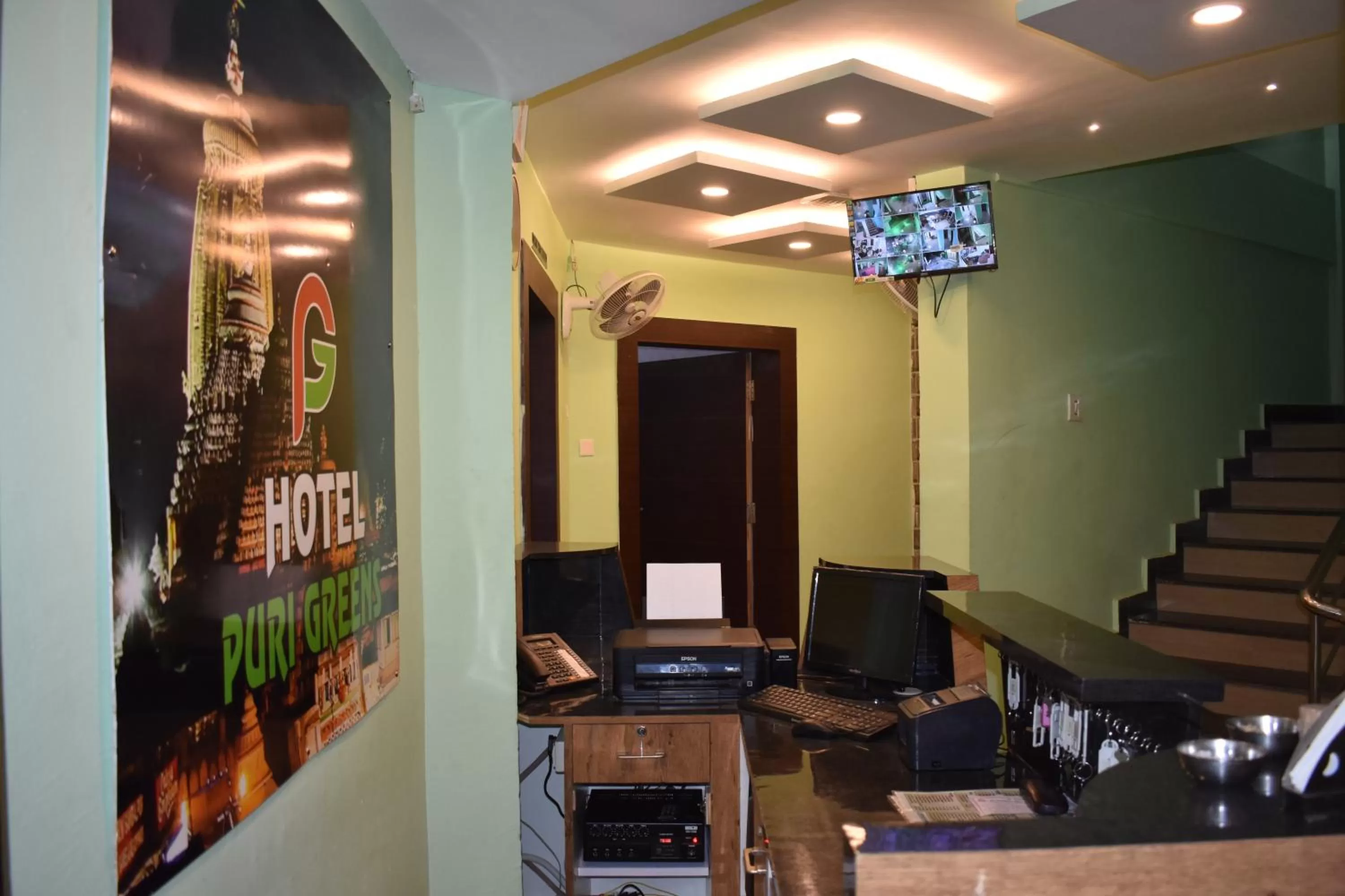 Lobby or reception in HOTEL PURI GREENS