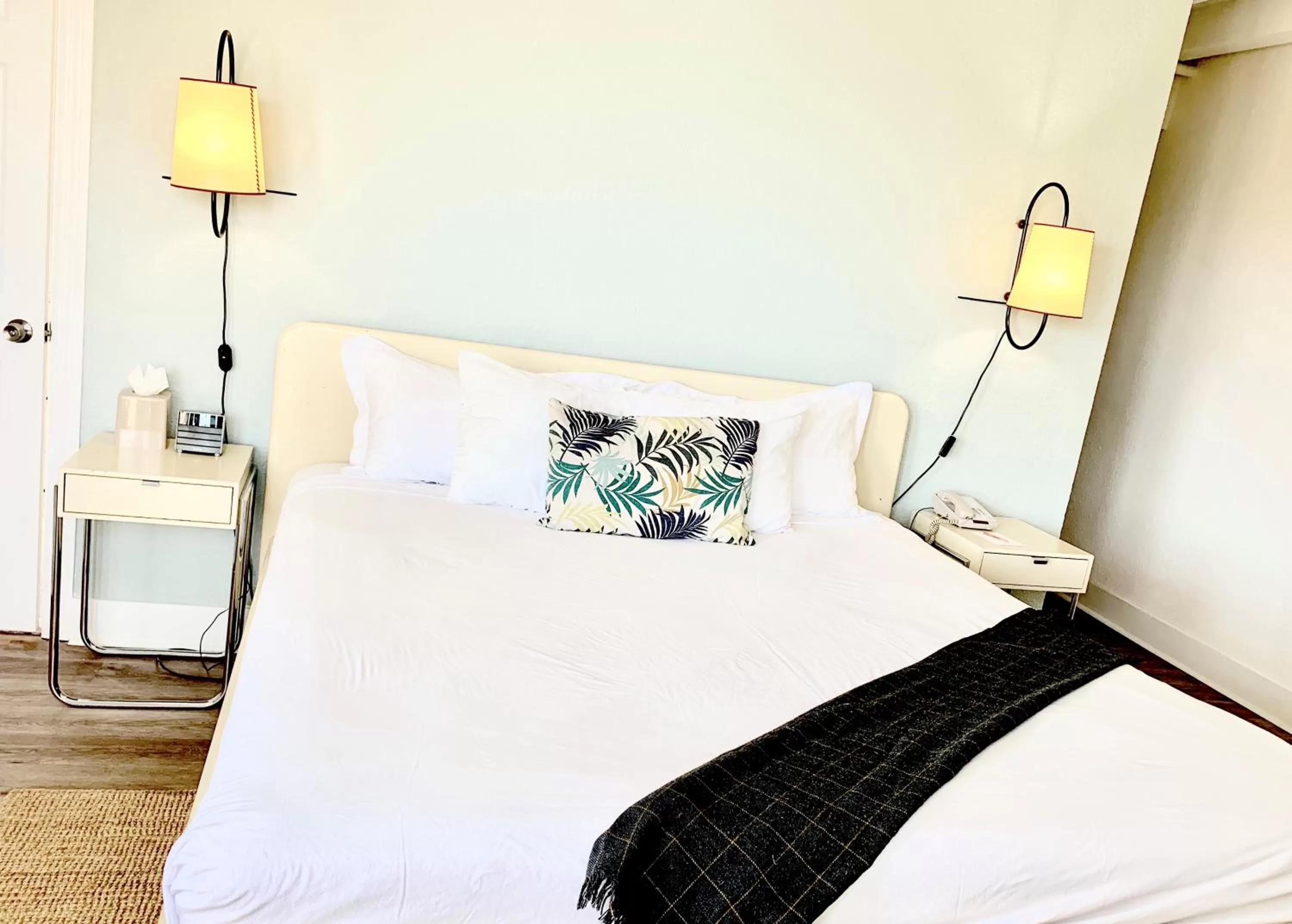 Bed in Broadmore Miami Beach