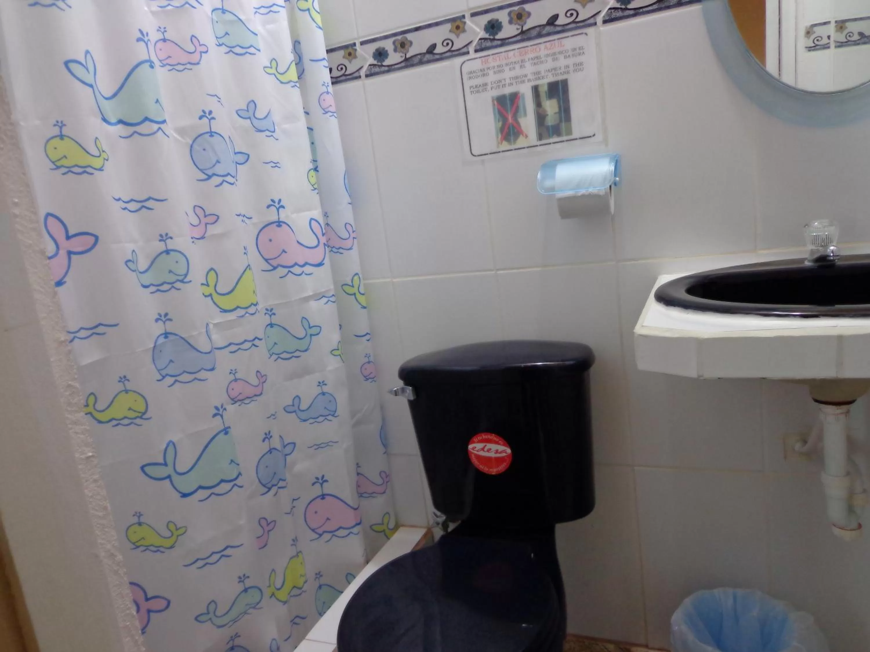 Bathroom in Hostal Cerro Azul