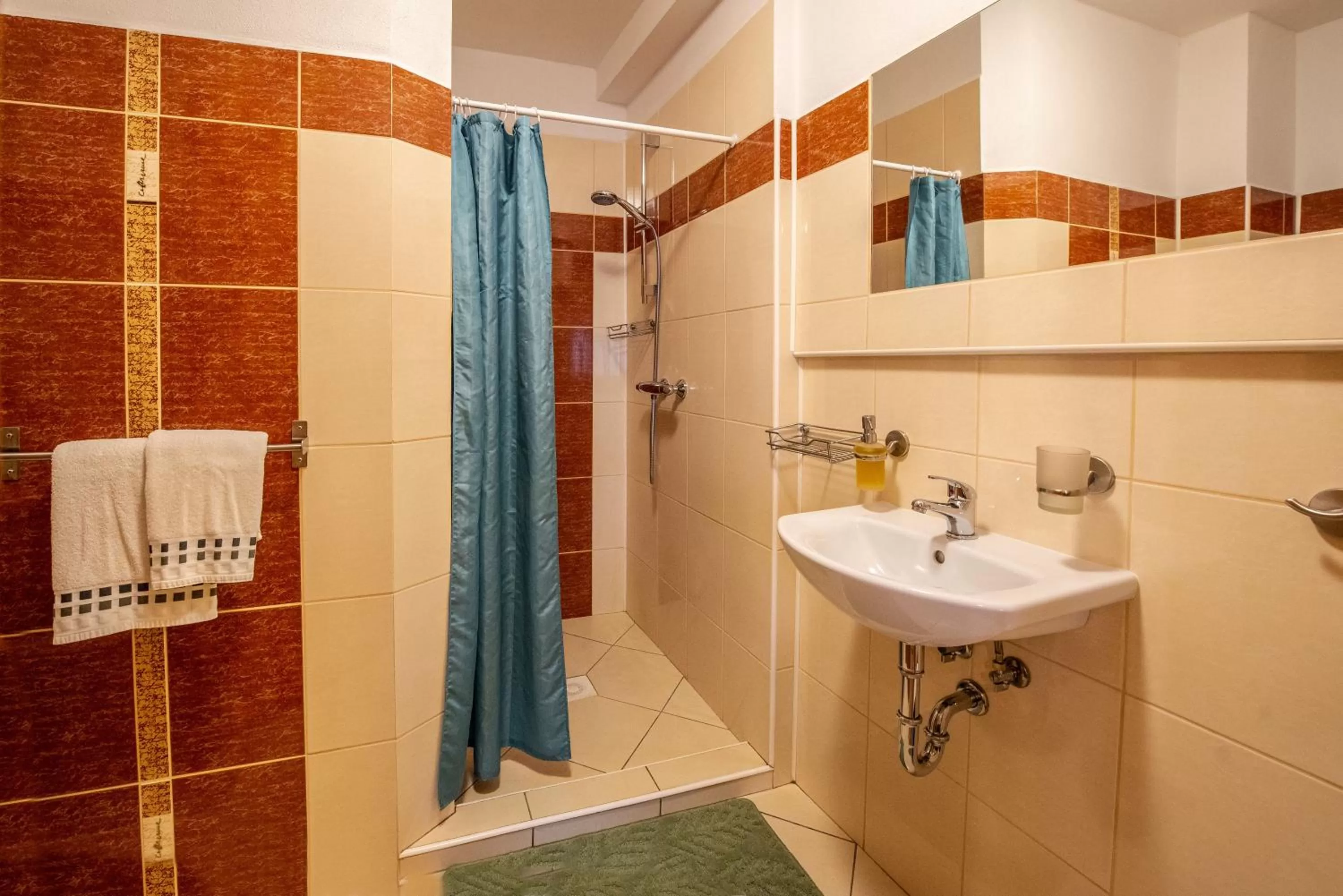 Bathroom in Ubytování u BÍLÉ PANÍ