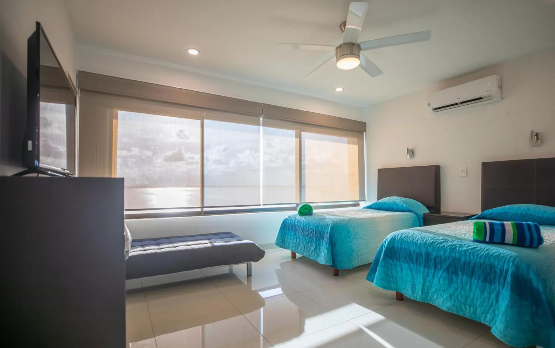 Bedroom in Beachfront Penthouses by LivIN Cancun