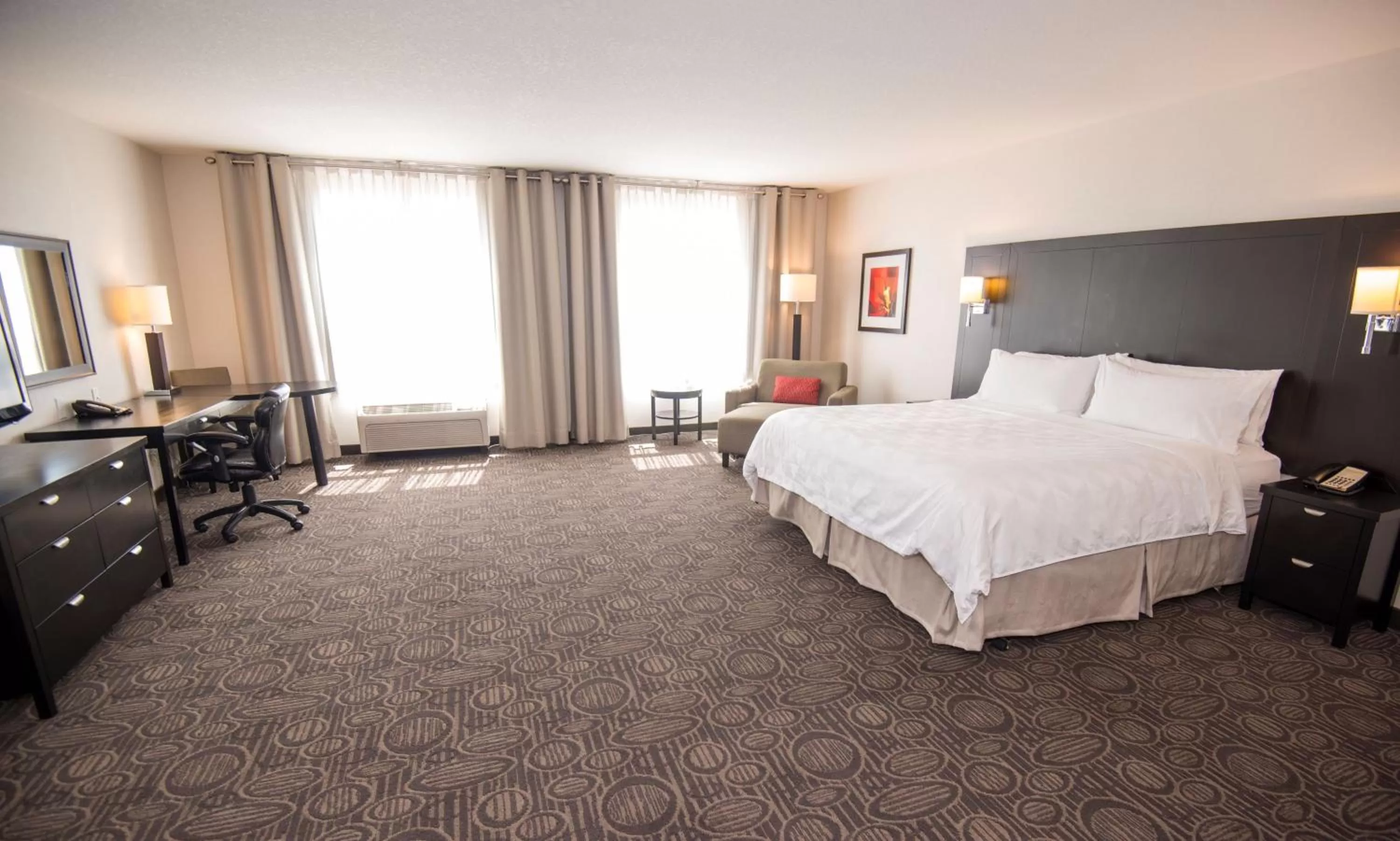 Photo of the whole room, Bed in Holiday Inn Hotel & Suites Red Deer by IHG