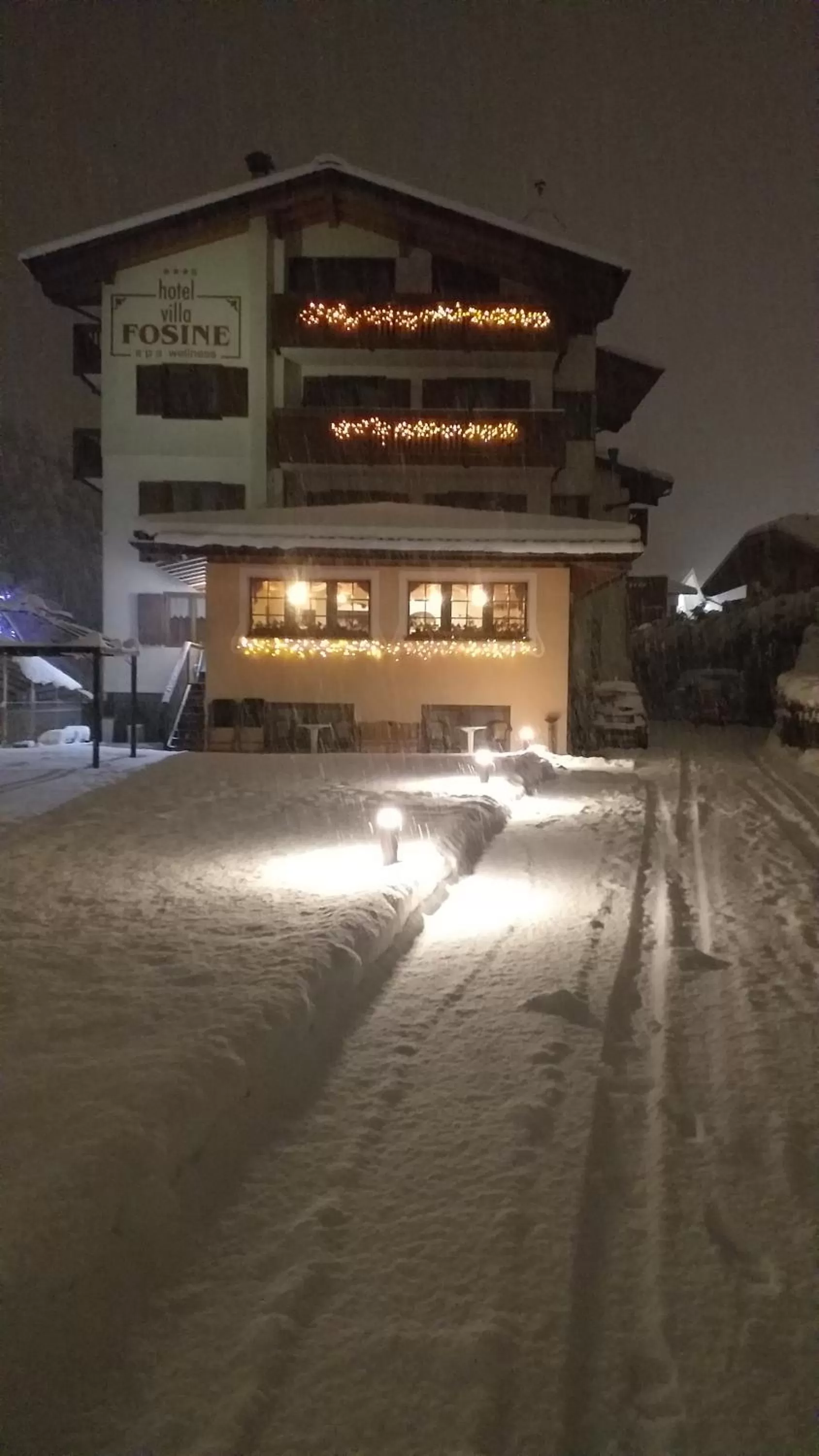 Winter in Hotel Villa Fosine