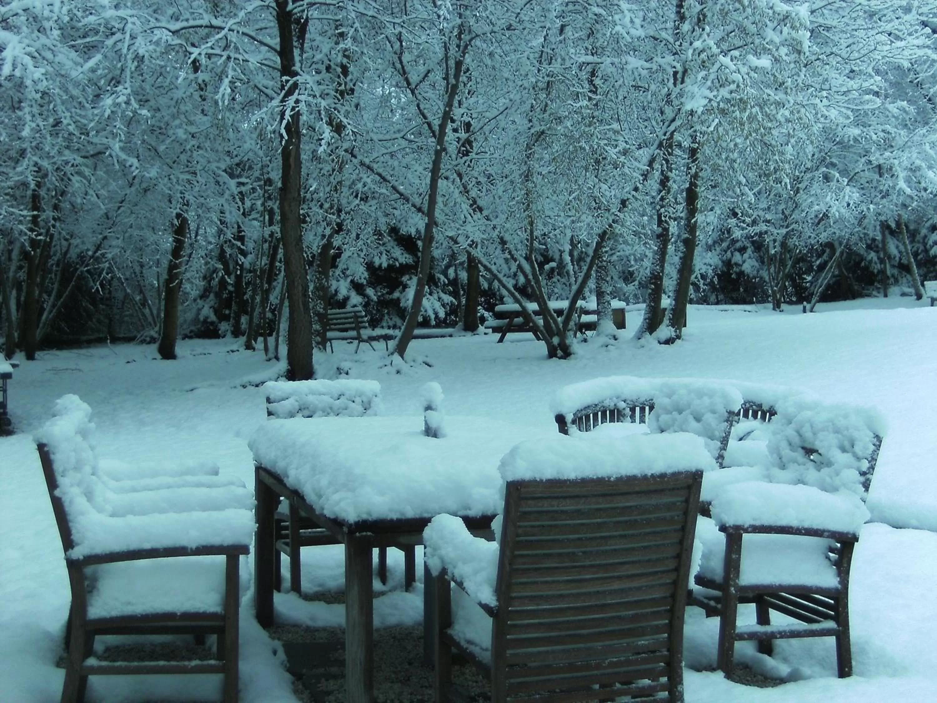Garden view in L'Étape Fagnarde - Bed, Breakfast & Sauna
