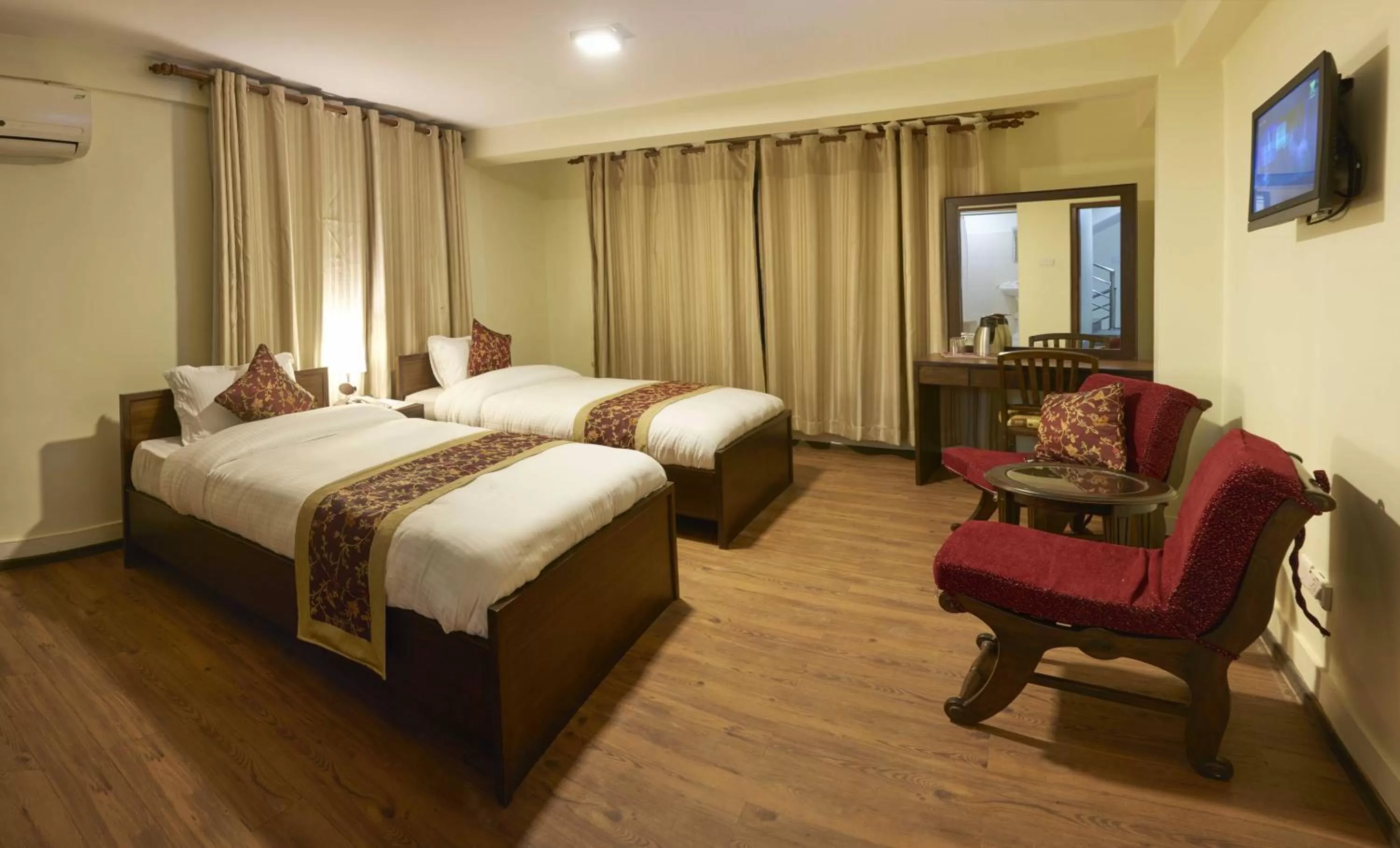 Bedroom, Bed in Hotel Yambu kathmandu