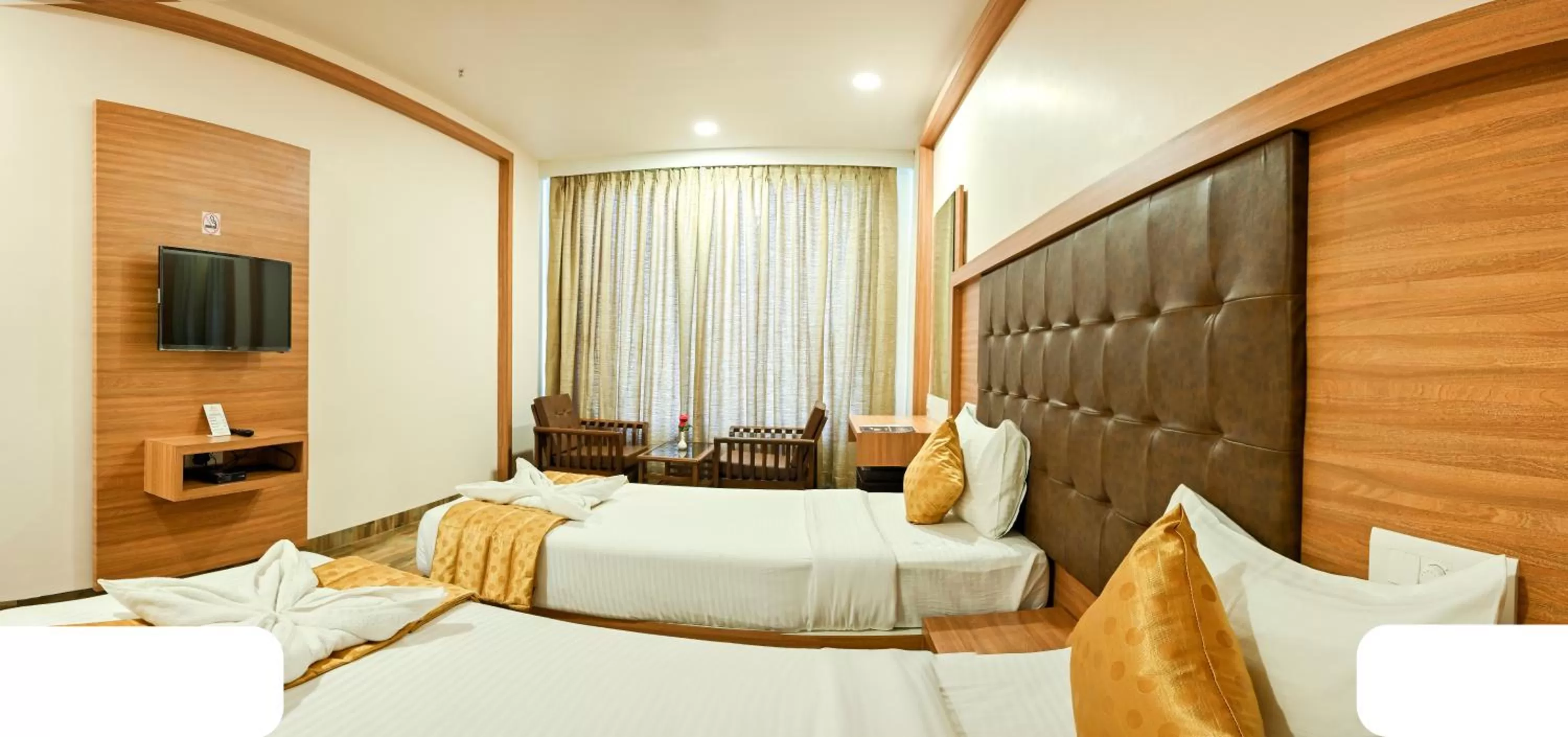 Photo of the whole room, Bed in Hotel Laxmi Empire