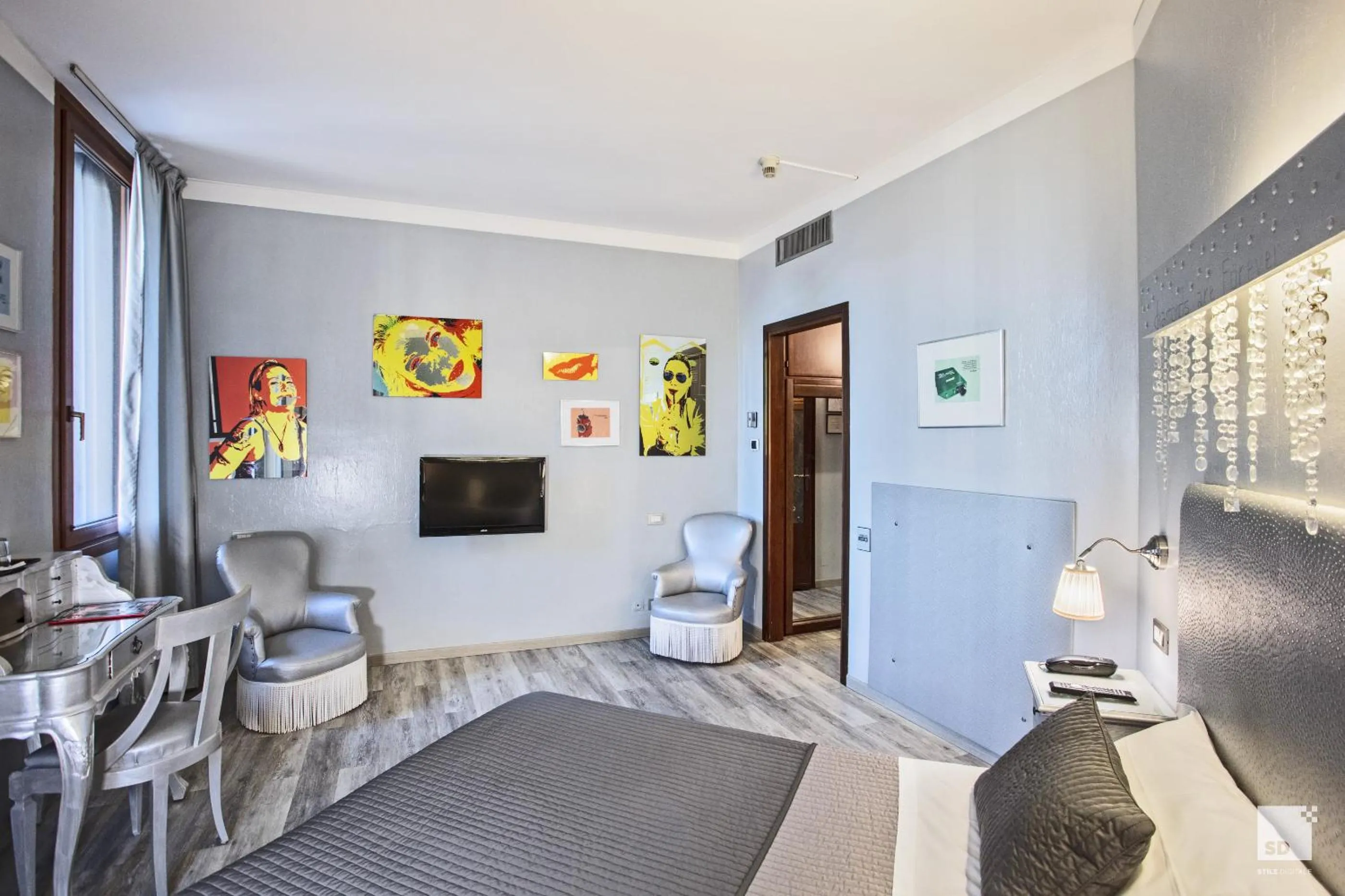 Bed in Admiral Hotel