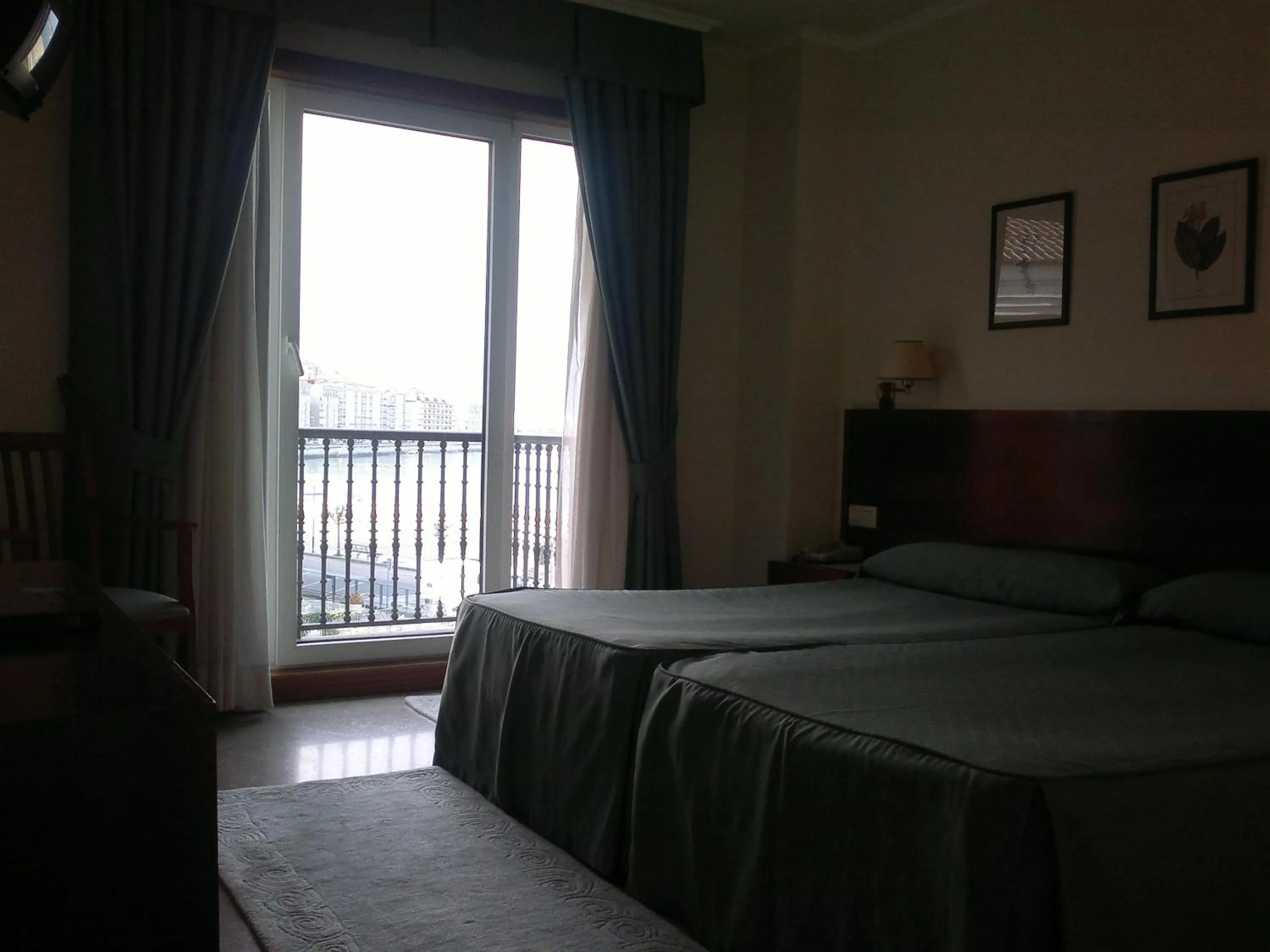 Bed in Hotel Bahía Bayona