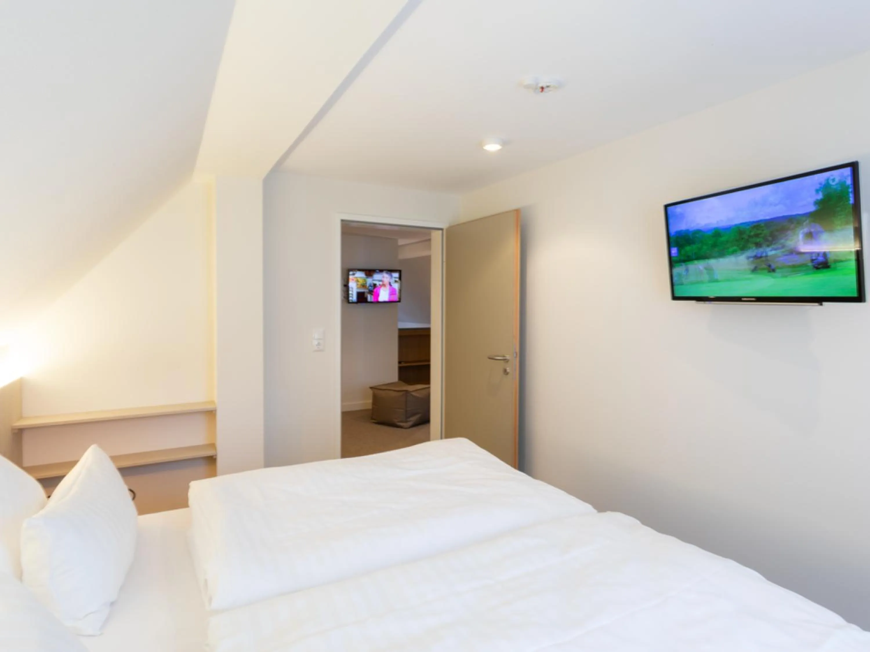 Bed in Hotel Tuchhaus