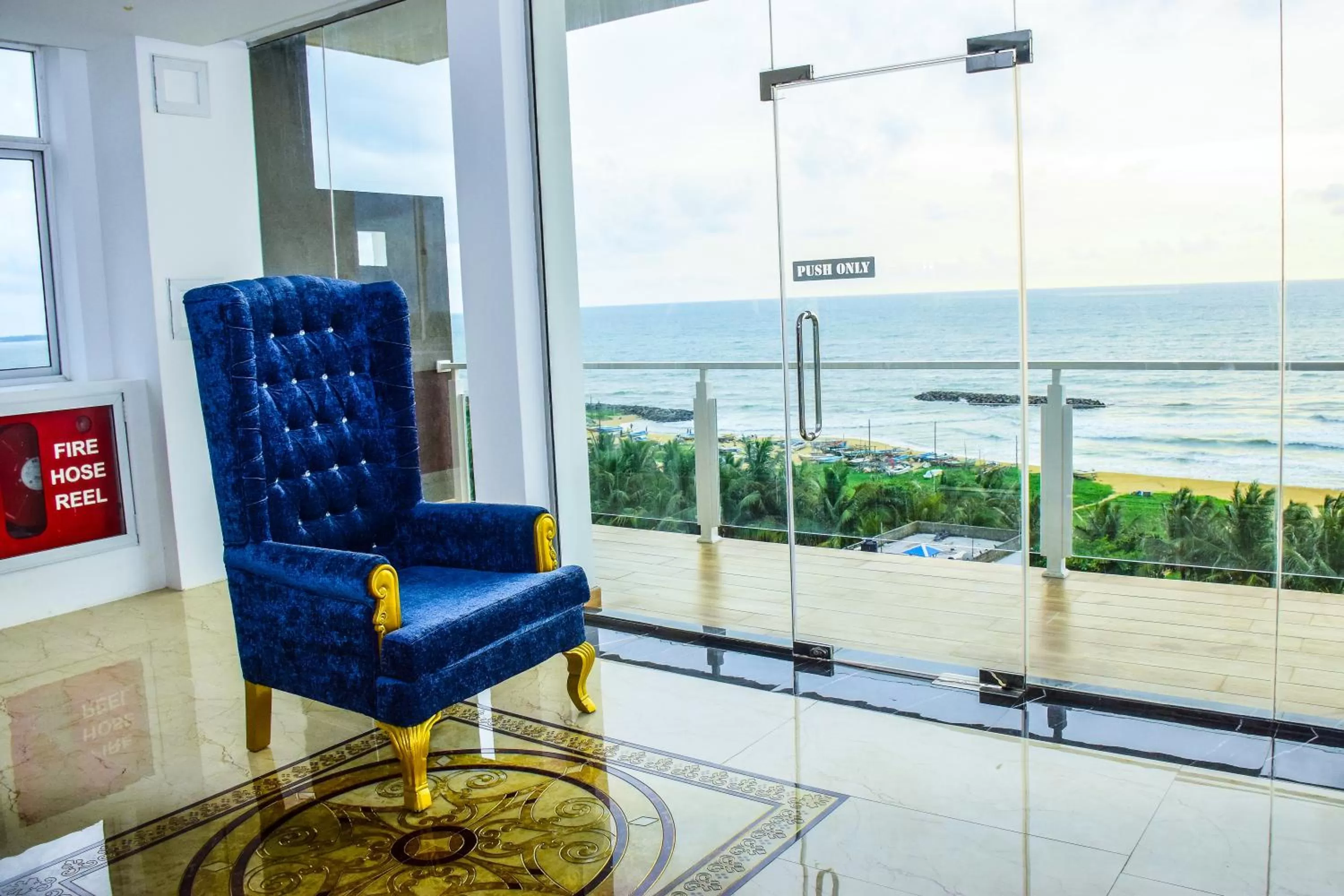 Balcony/Terrace in Ruvisha Beach Hotel