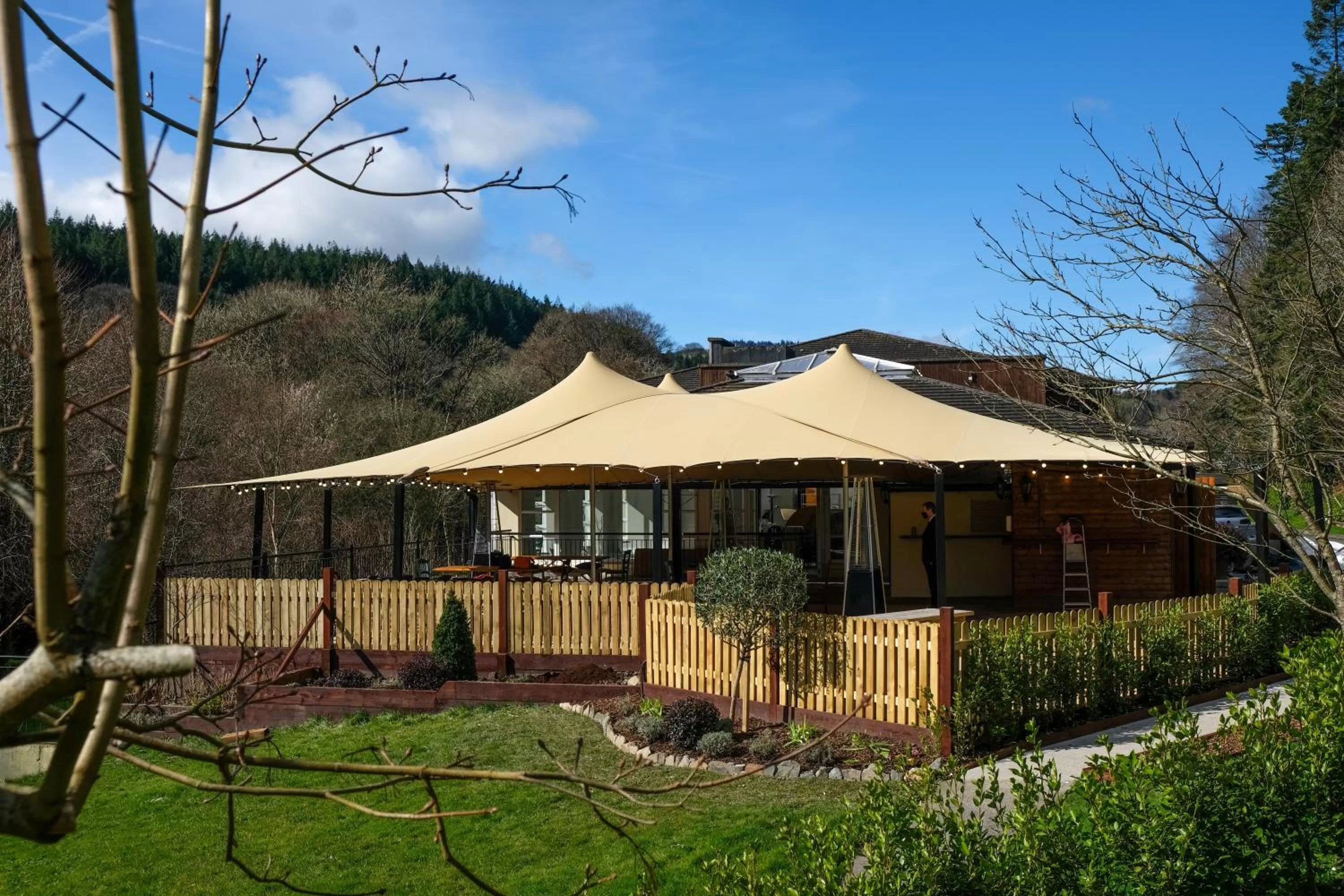 Restaurant/places to eat in The Lodge at Woodenbridge