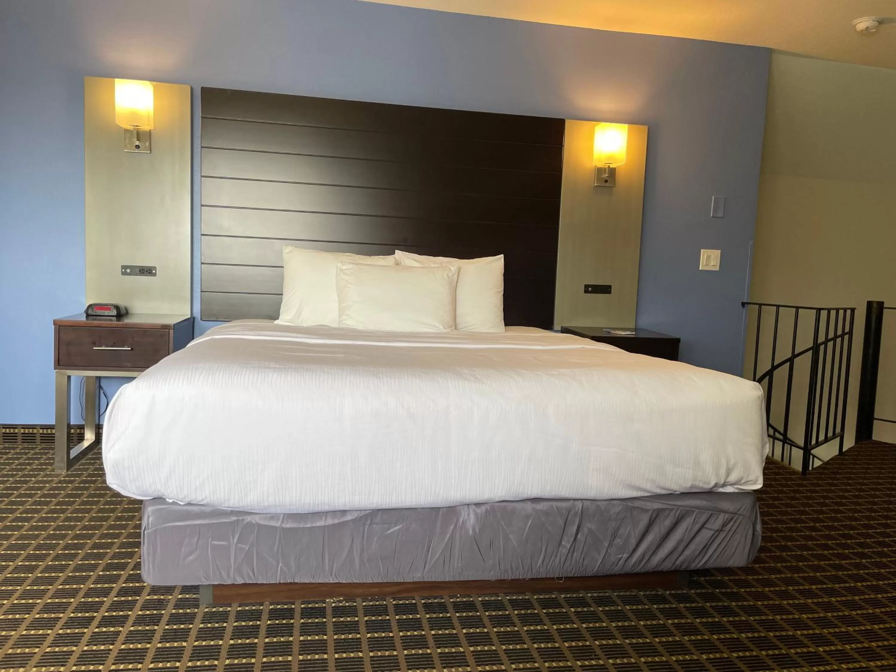 Bed in Hotel Solares