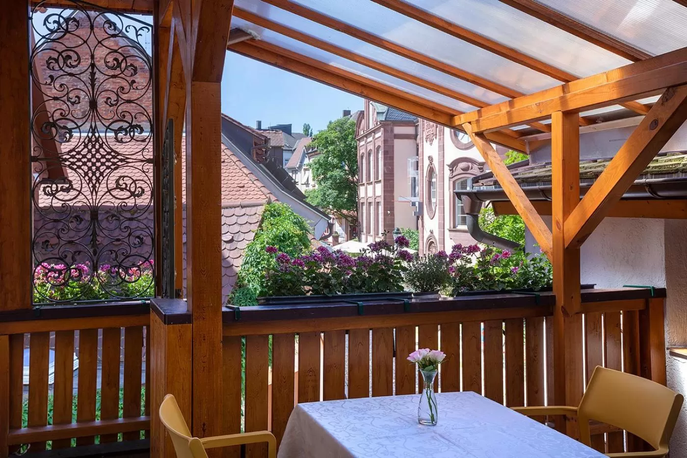 Balcony/Terrace in Hotel & Restaurant Sichelschmiede