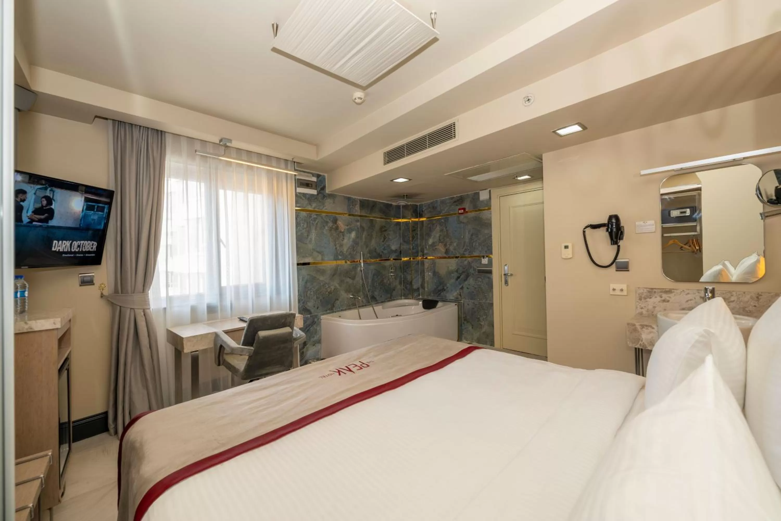 TV and multimedia, Bed in Ramada By Wyndham Istanbul Pera Taksim
