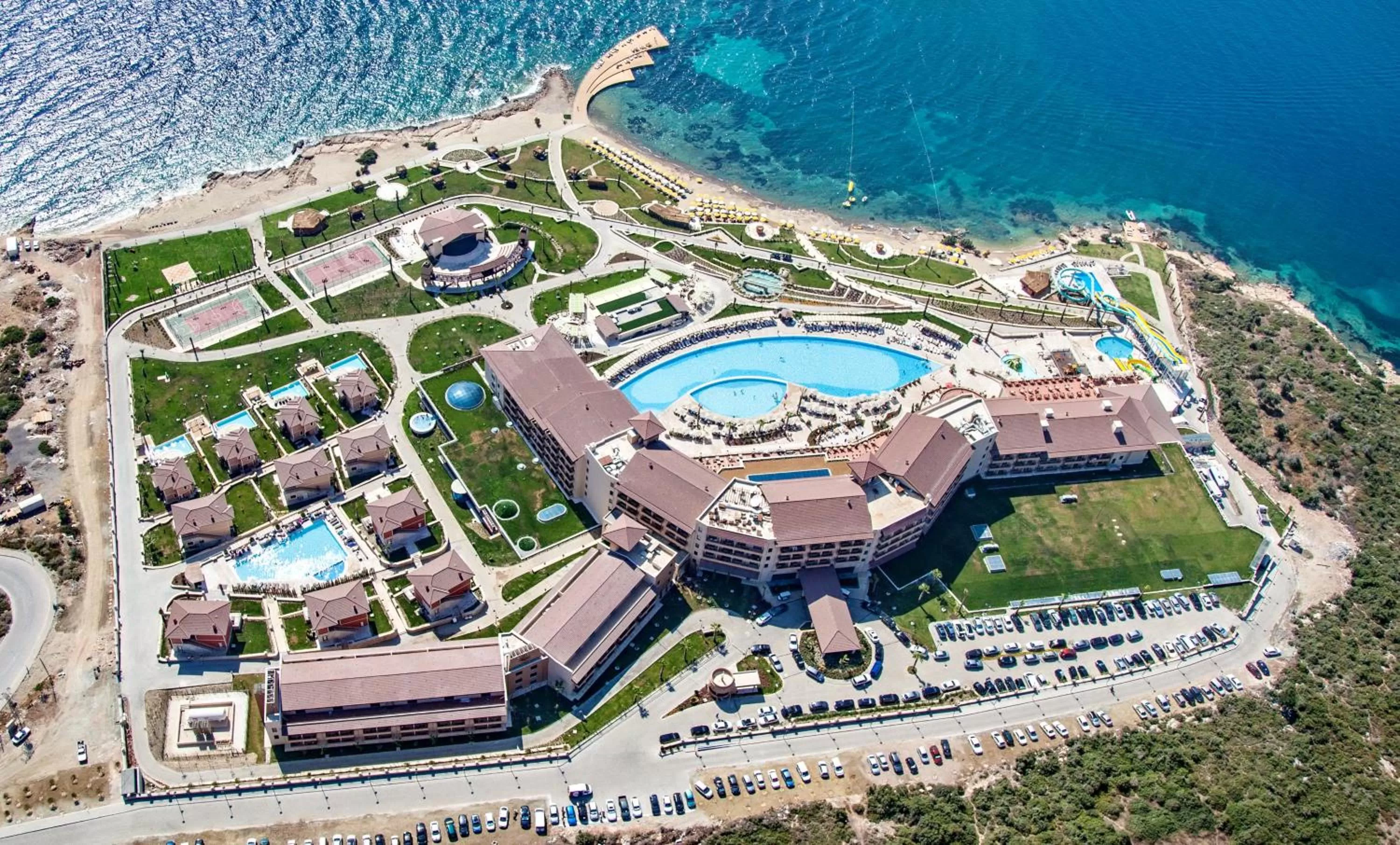 Bird's eye view in Royal Teos Thermal Resort Clinic & Spa - Halal Hotel
