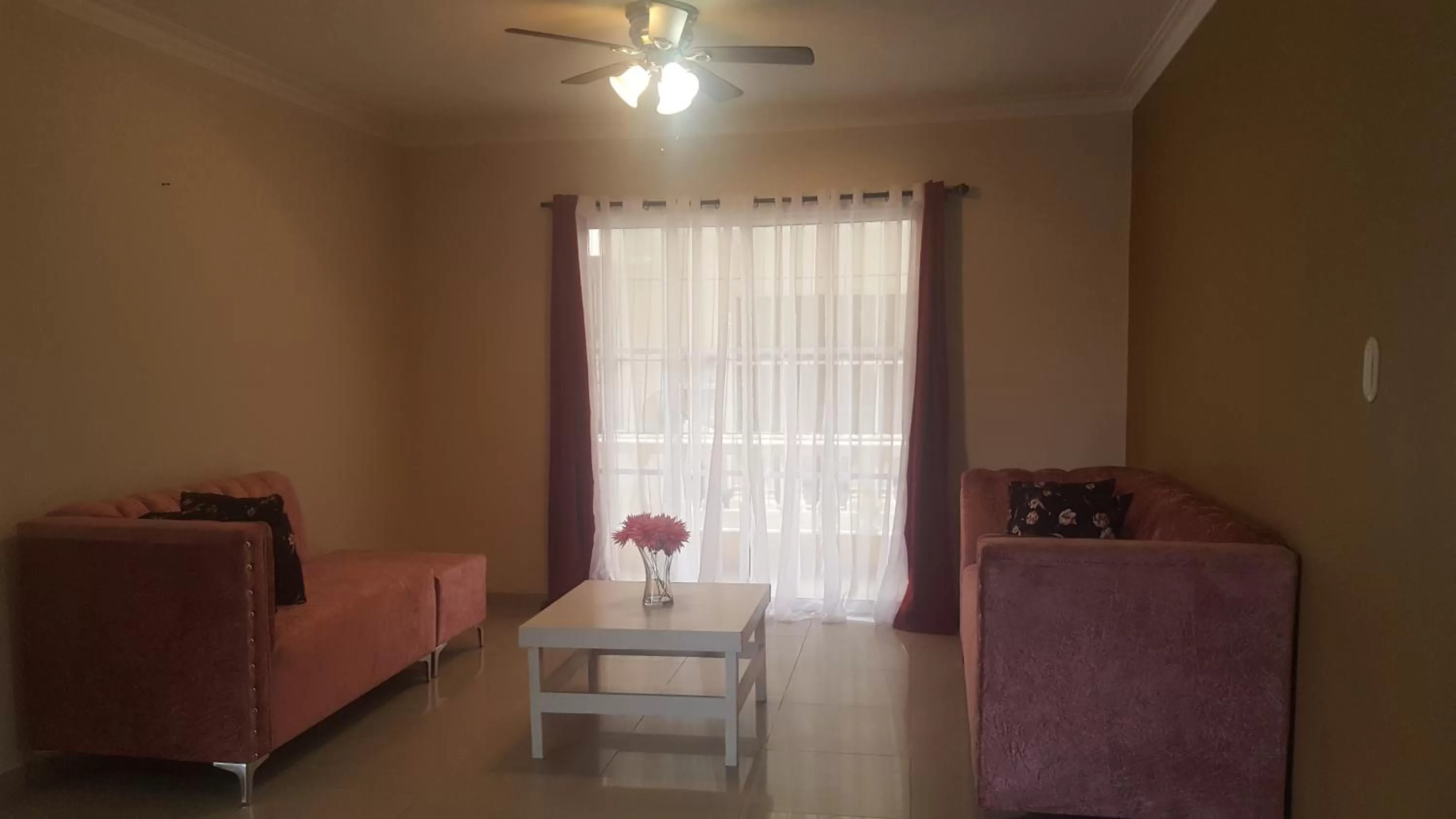 Seating Area in White Sands shared apartments