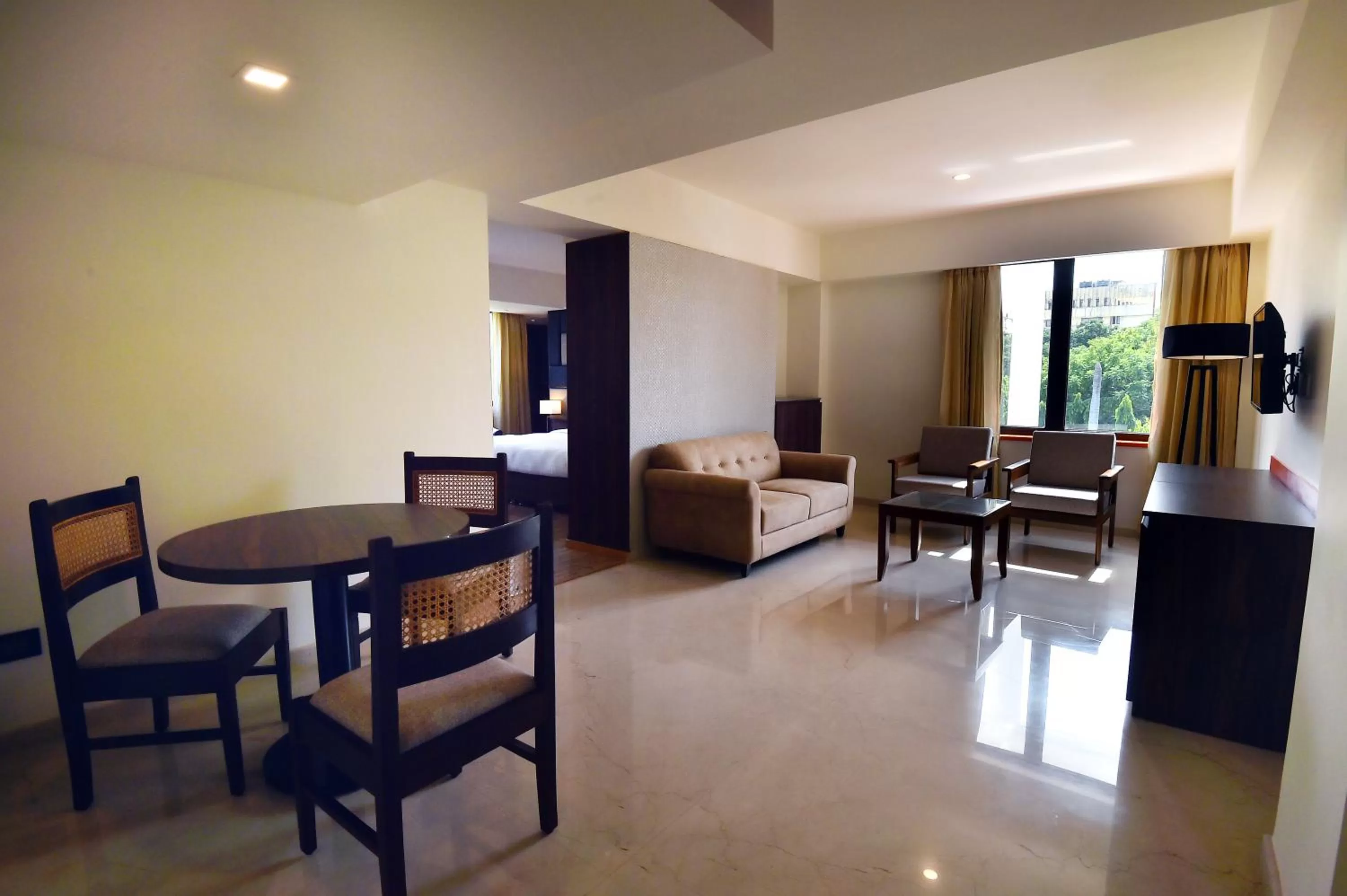 Seating area in Hotel Ranjith