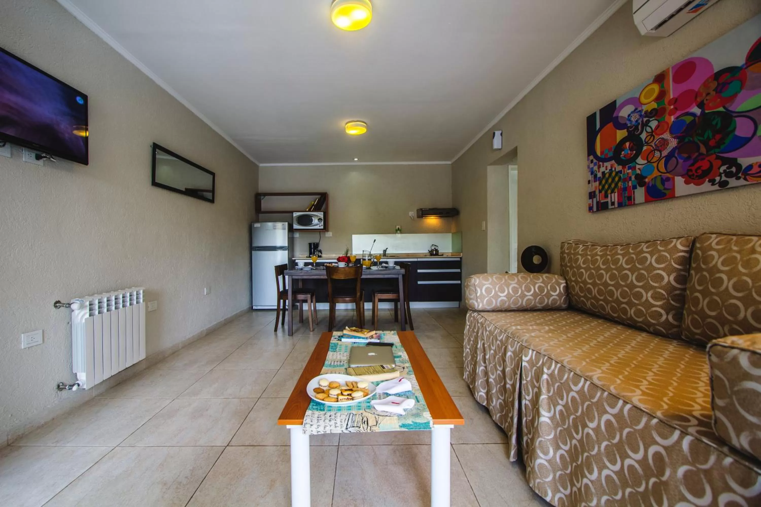 Seating area in BlackStone Apart Boutique Hotel