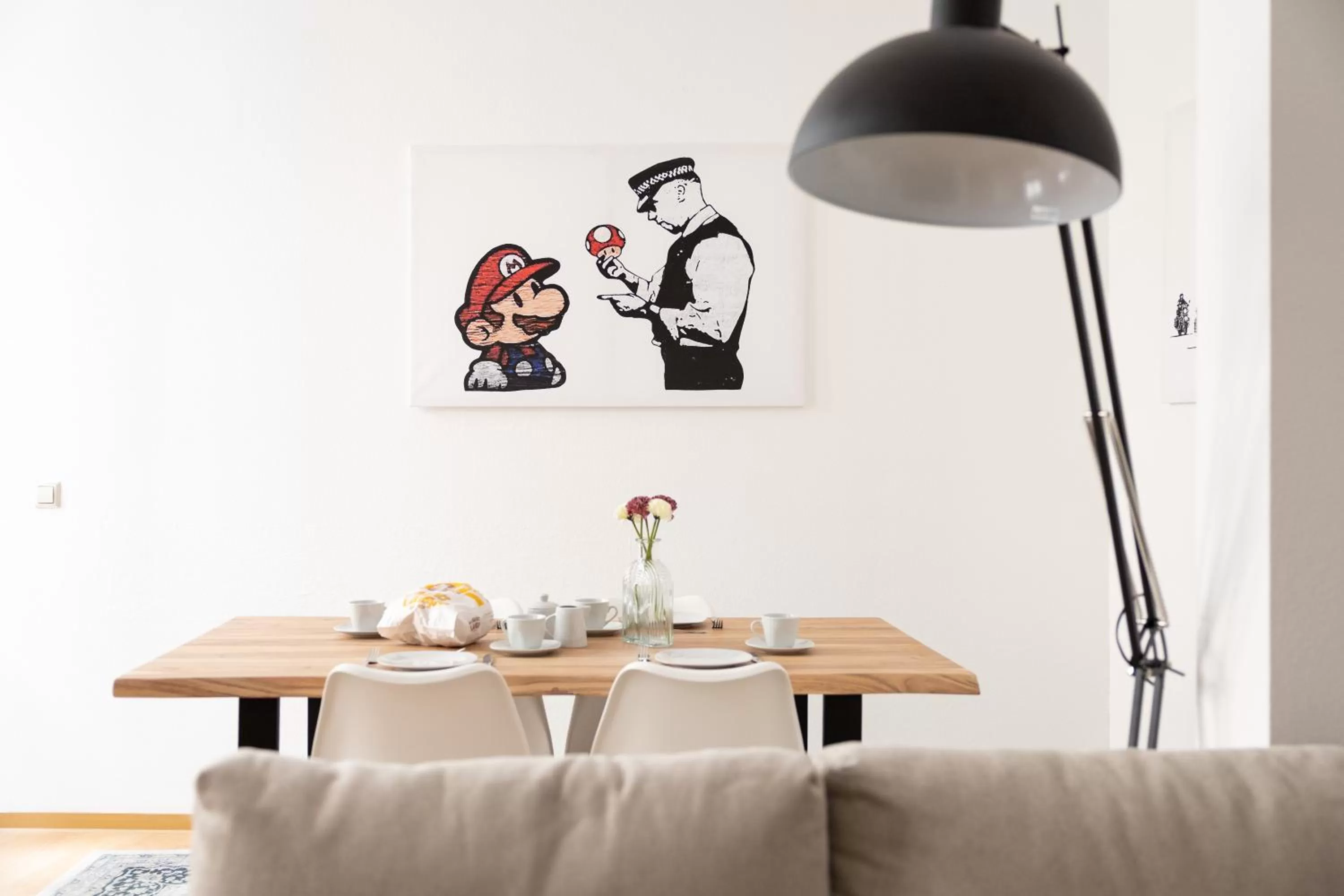 Dining area in Apartments an der Oper - Innenstadt - Zentral - Küche - Wifi - Powered by Ko-Living