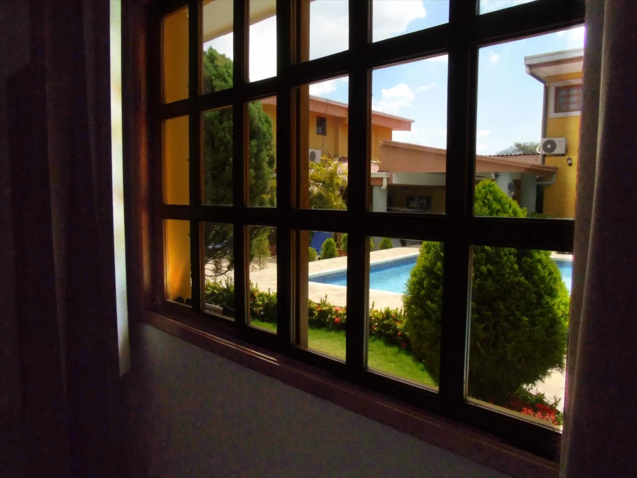 Garden view in Hotel Los Pinos