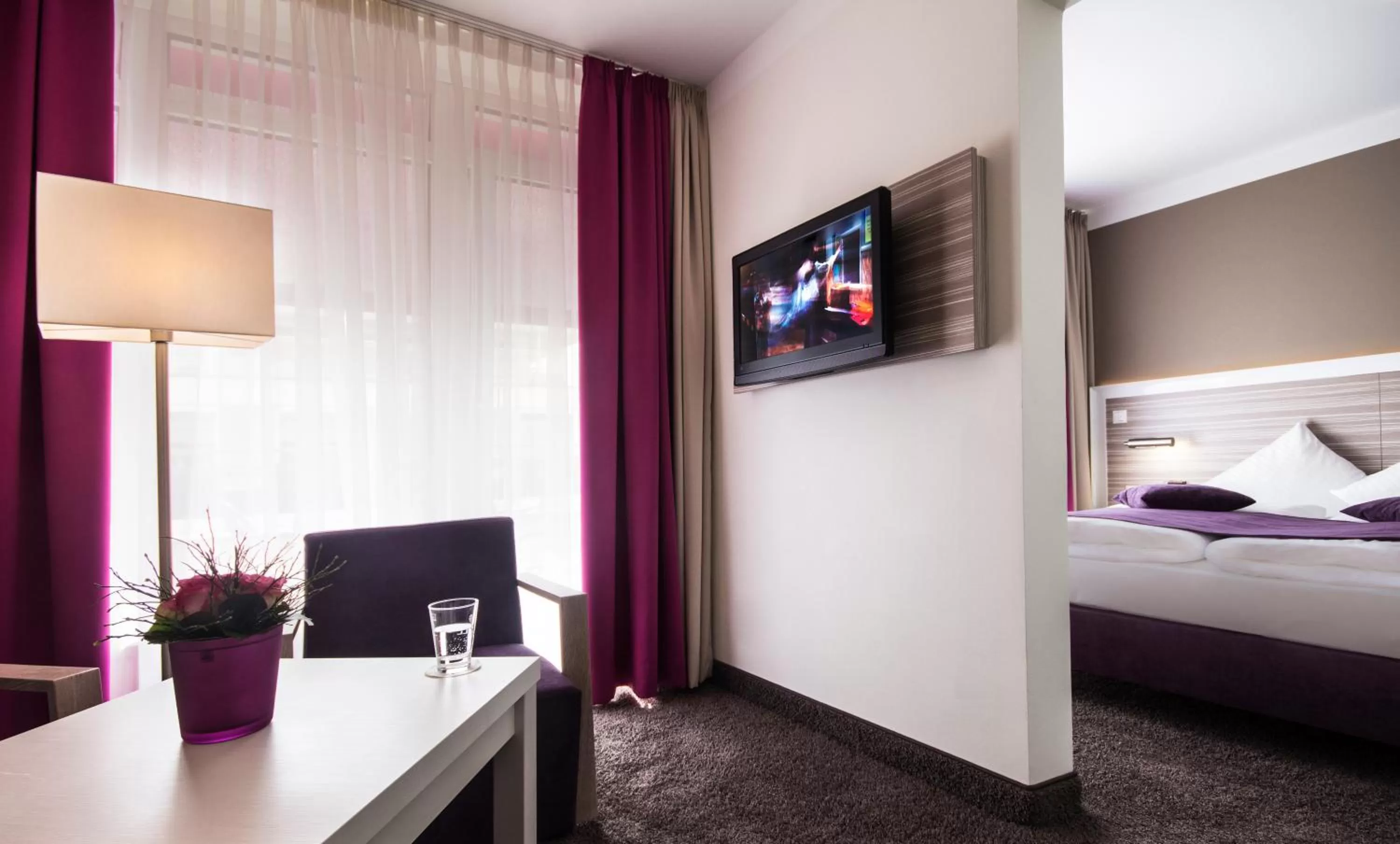 Bed in Hotel Mirabell by Maier Privathotels