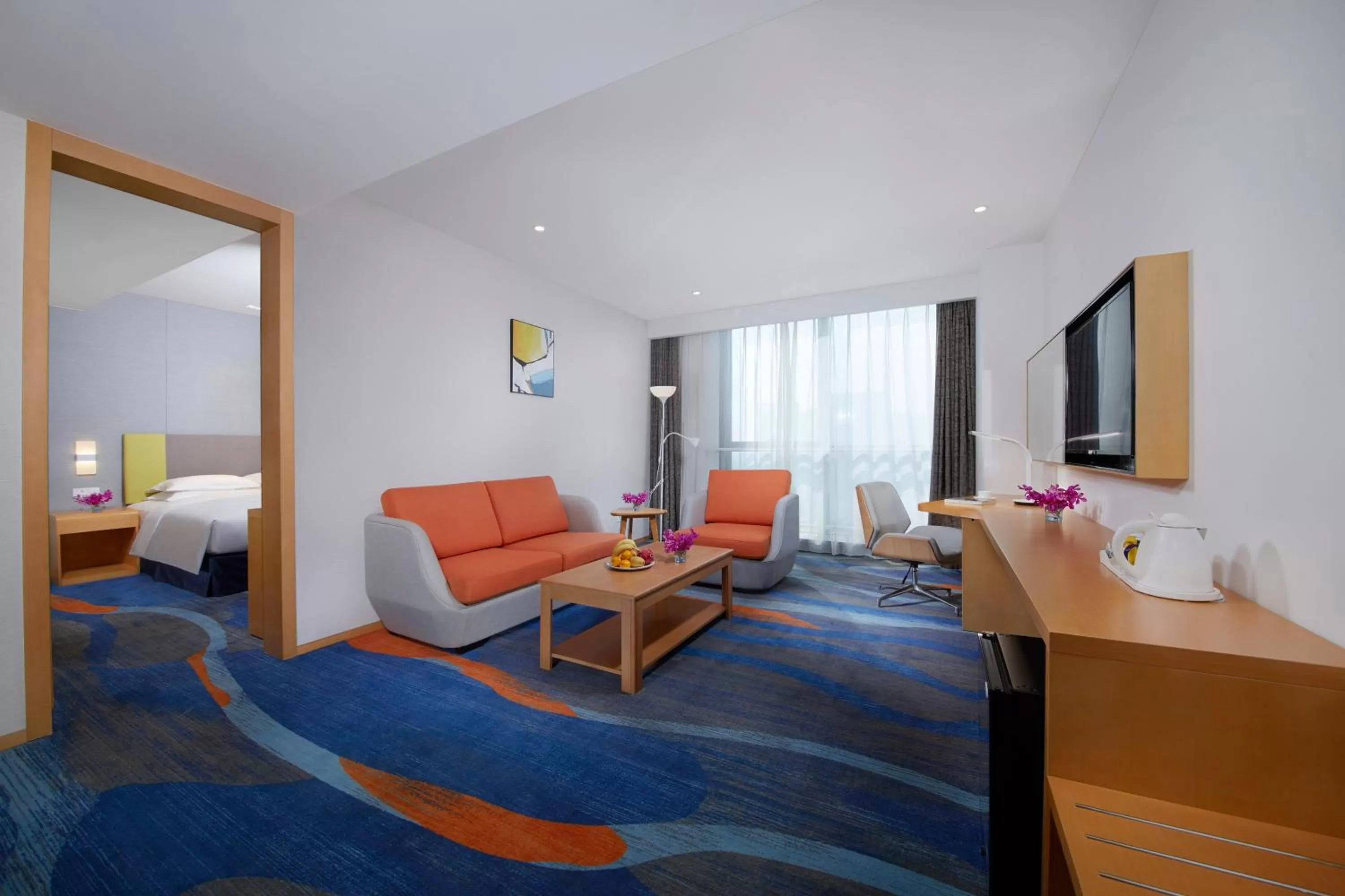 Bedroom, Bed in Holiday Inn Express Zhengzhou Zhengdong by IHG